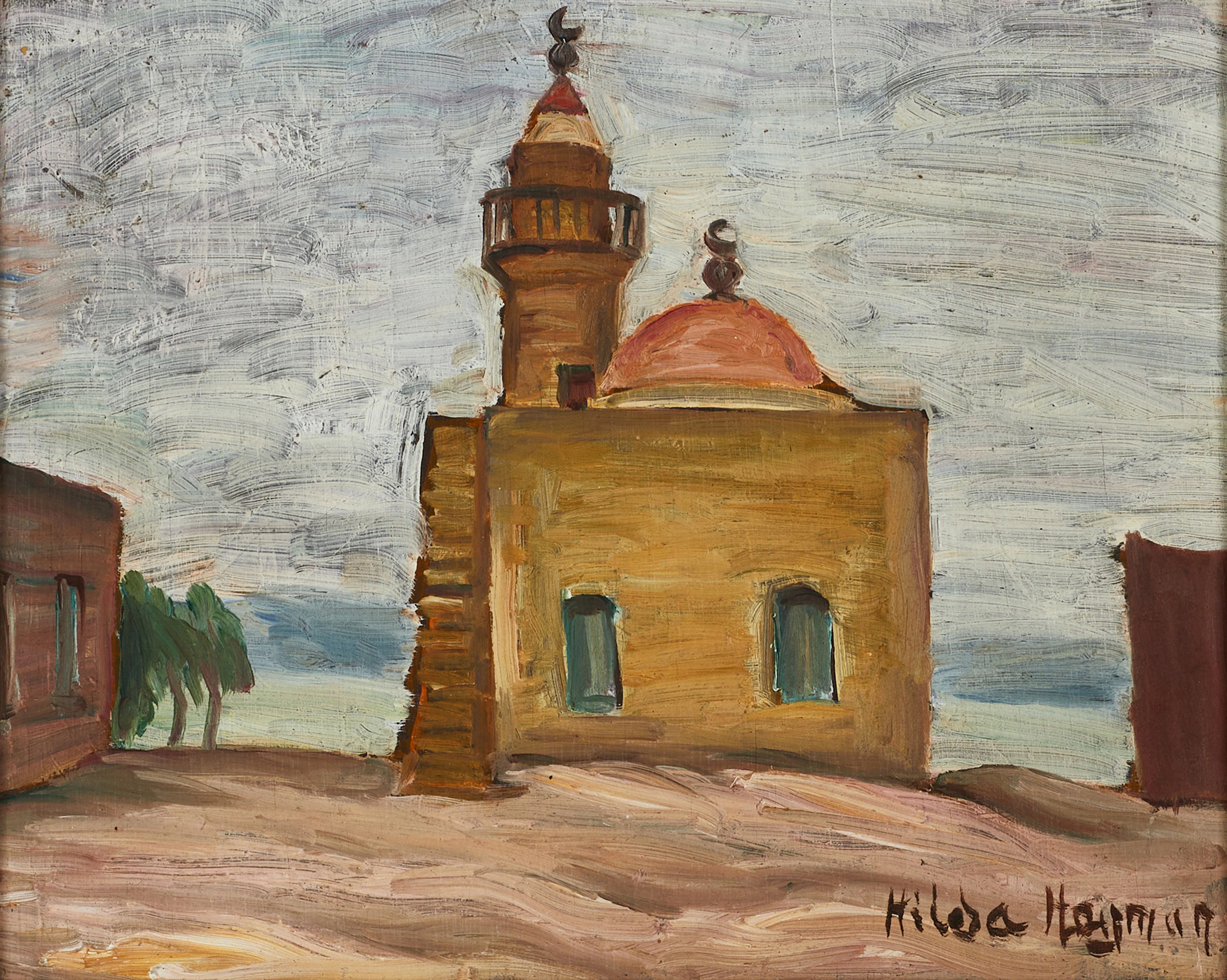 HILDA HEYMAN (Vårgårda 1872-1955 Stockholm ). Torg - Nordafrika