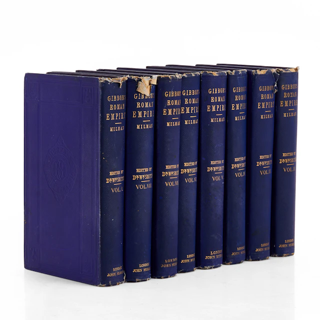 THE ROMAN EMPIRE, Edward Gibbon, 8 vol.