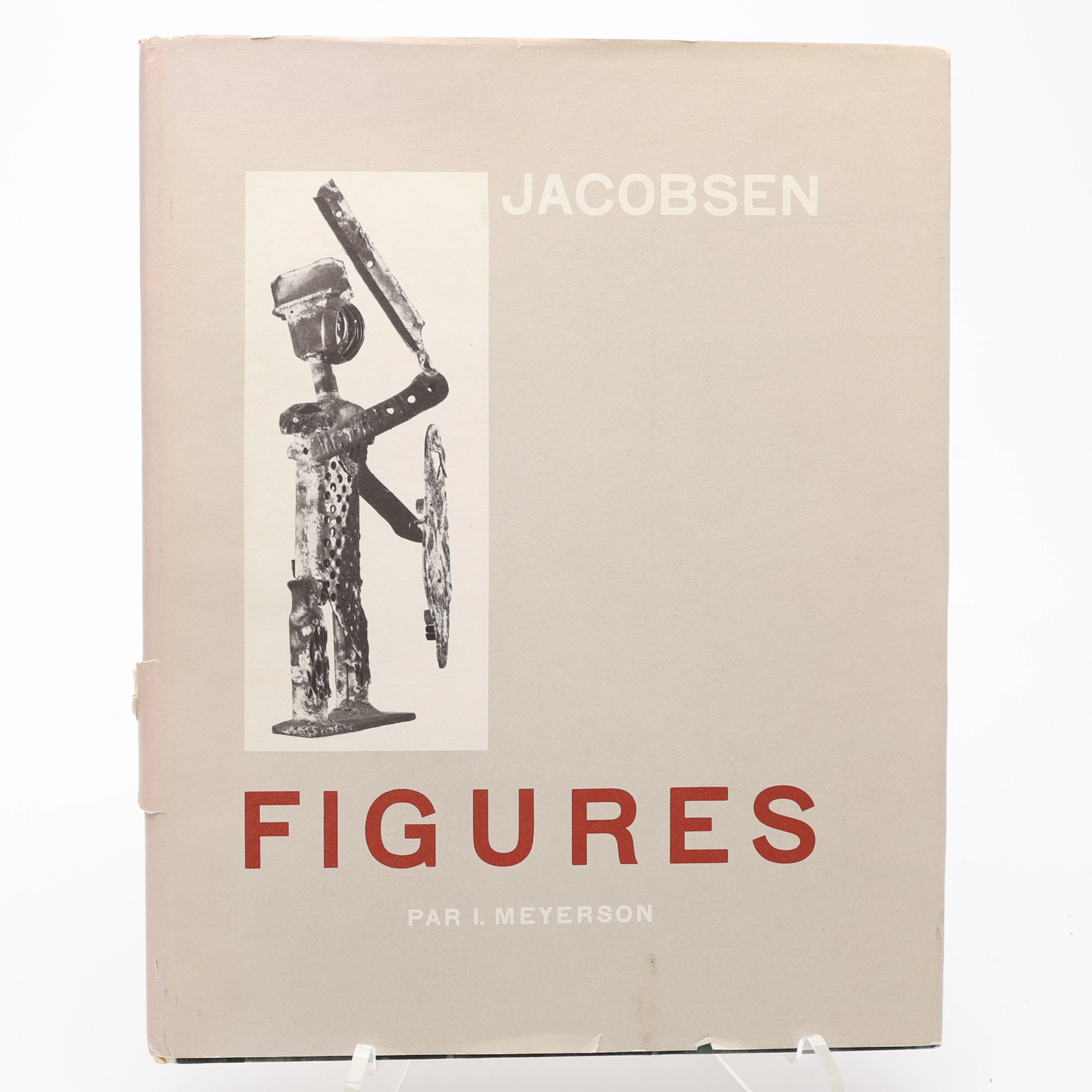DEN DANSKE KONSTNÄREN ROBERT JACOBSENS FIGURES MED EN DEDIKATION FRÅN