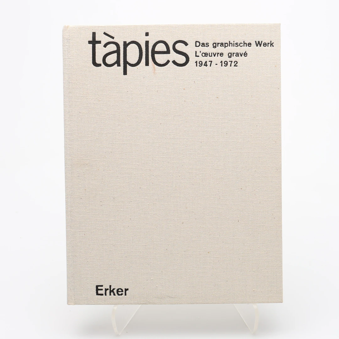ANTION TAPIÉS, KATALANSK KONSTNÄR (1923-2012). DAS GRAPHISCHE WERK/L'OÉUVRE