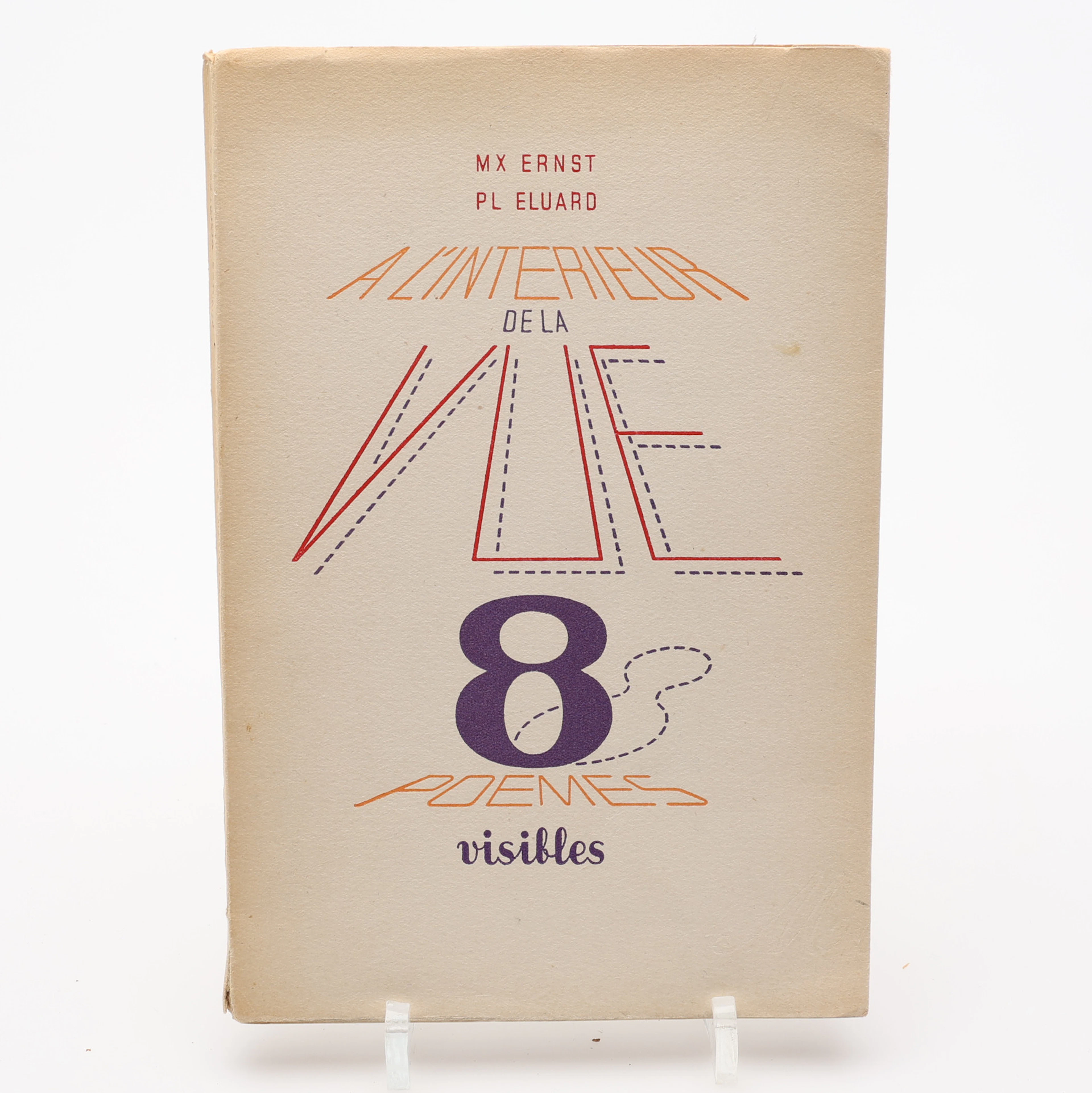 MAX ERNST'S OCH PAUL ELUARD'S A L'INTERIEUR DE LA VUE. 8 POEMES VISIBLES