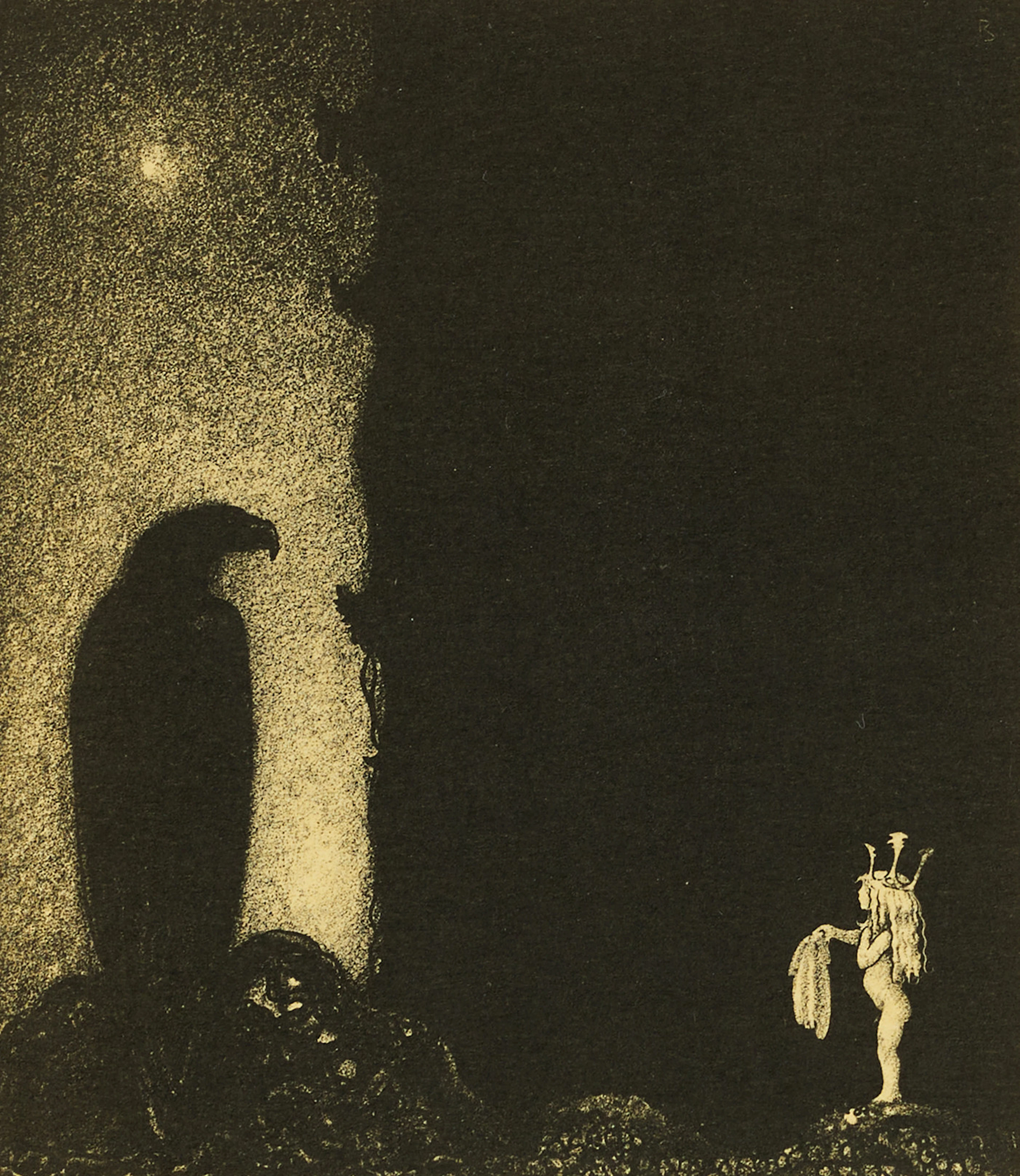 JOHN BAUER (Sverige, 1882-1918). ”– Här har du allt, som återstår