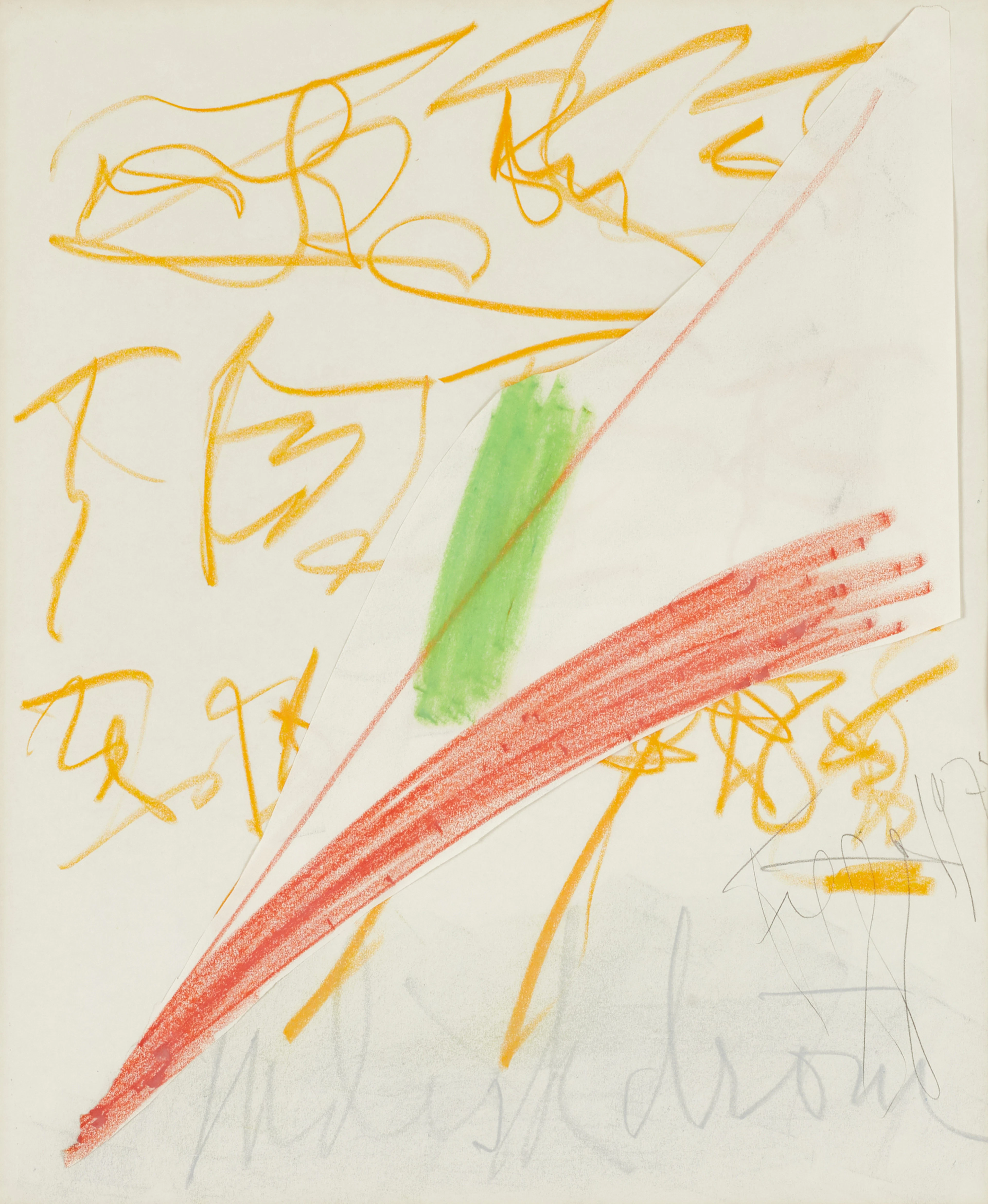 EDDIE FIGGE (SVERIGE, 1904–2003). Komposition, blandteknik med collage