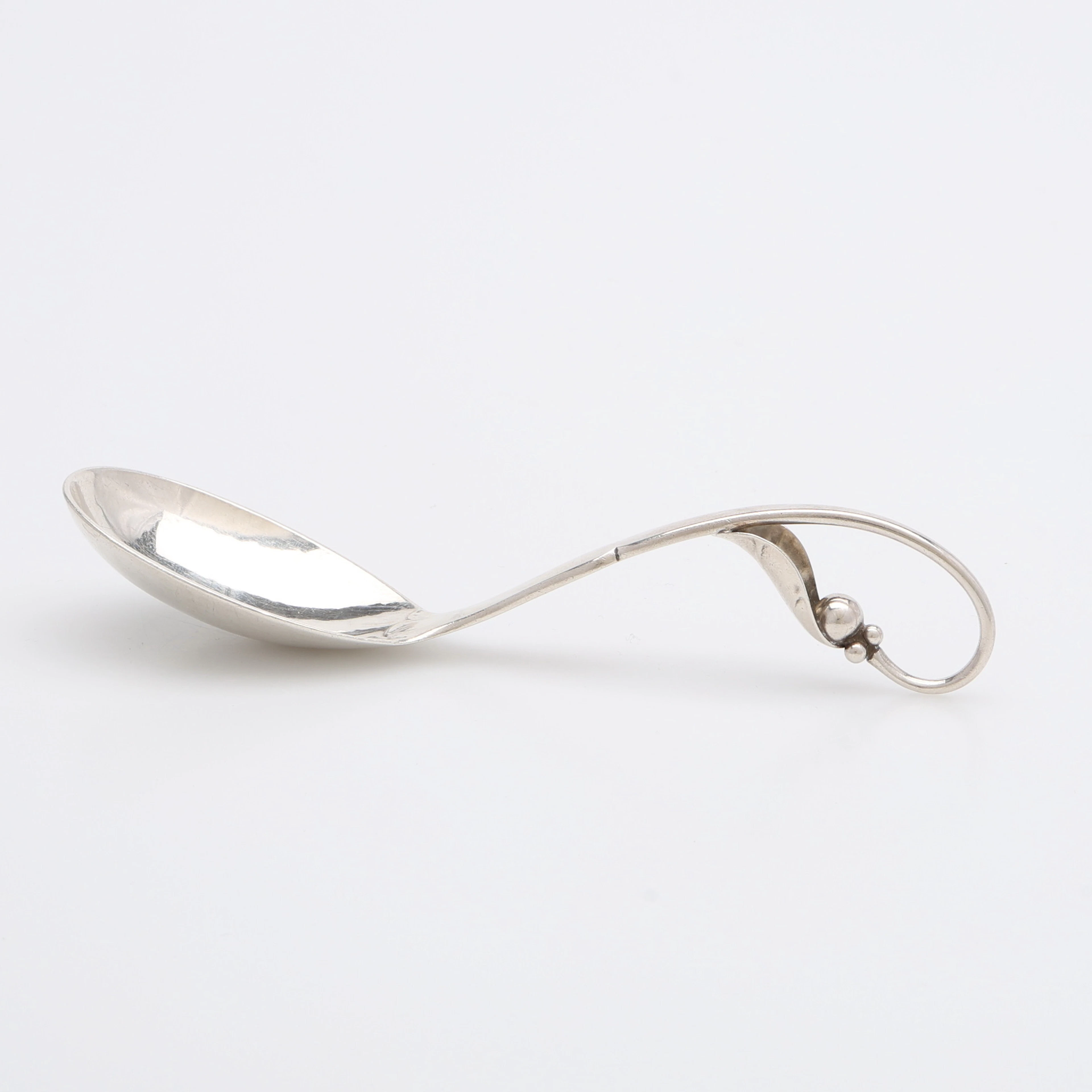 SOCKERSKED, STERLINGSILVER, "ORNAMENTAL", MODELLNUMMER 21, GEORG JENSEN