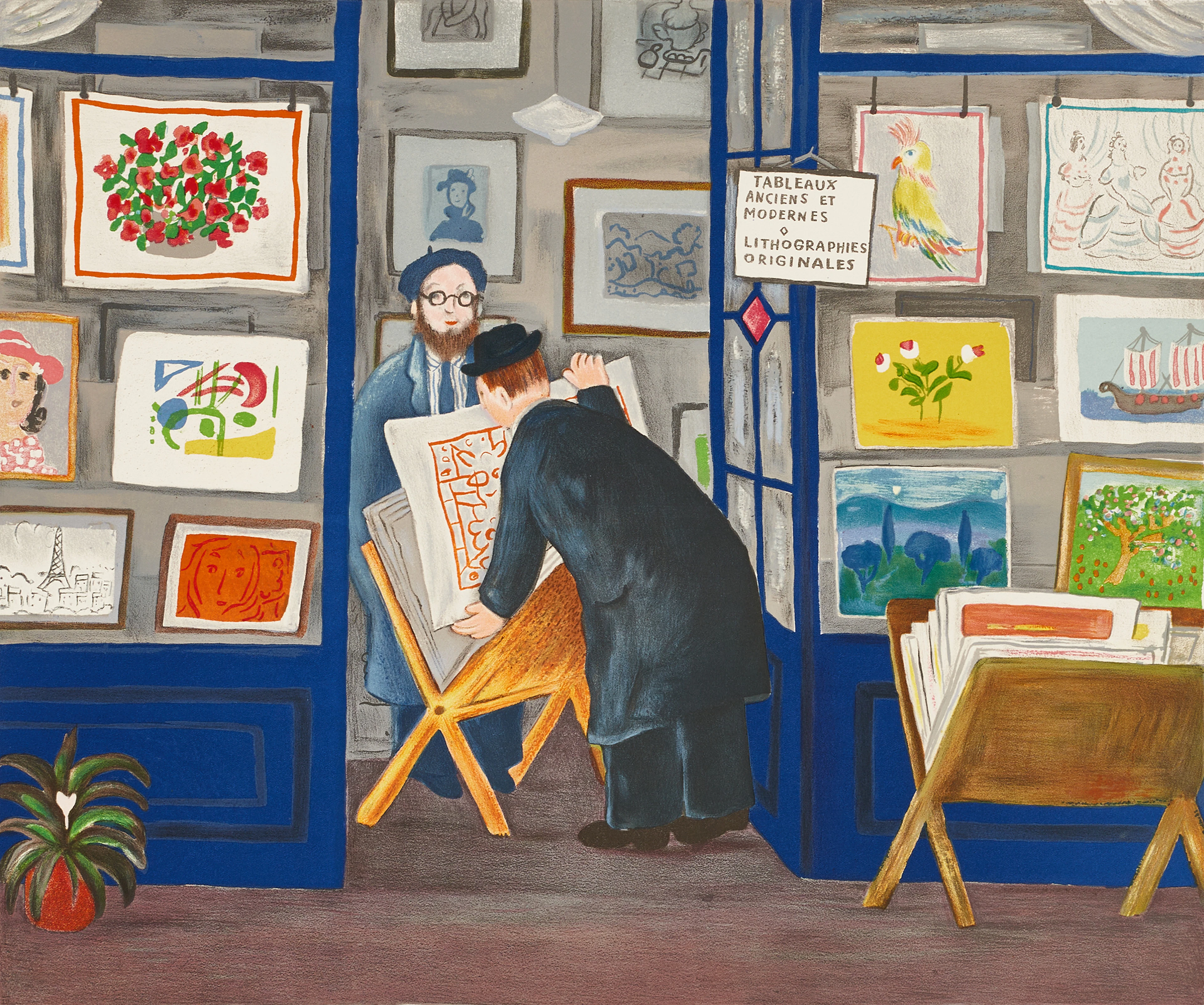 LENNART JIRLOW (1936-2020), "Konsthandeln", signerad och numrerad