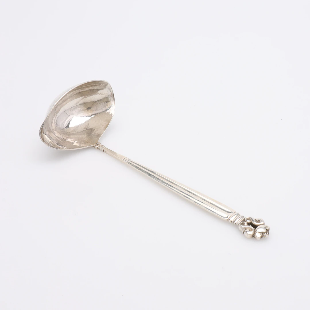 JOHAN ROHDE. SÅSSLEV, STERLINGSILVER, "KONGE/ACORN", GEORG JENSEN, 84,3 GRAM.