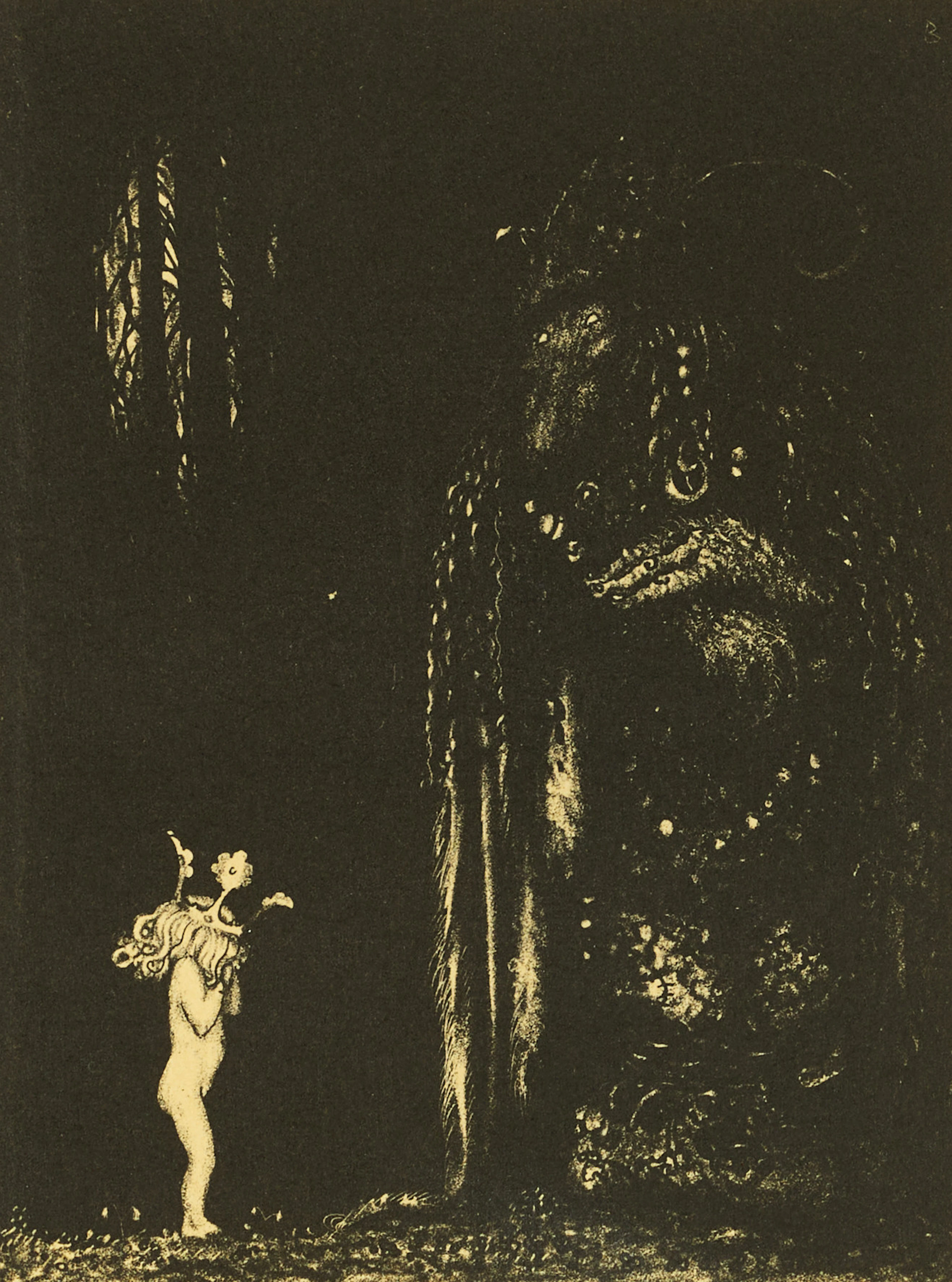 JOHN BAUER (Sverige, 1882-1918). ”– En sådan eländig liten bleknos!