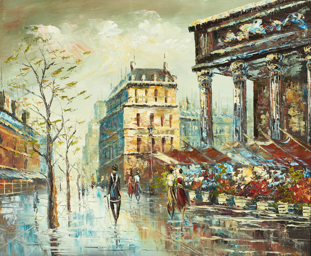 OIDENTIFIERAD KONSTÄR (1900-TAL). Motiv från Paris, signerad, olja på duk.