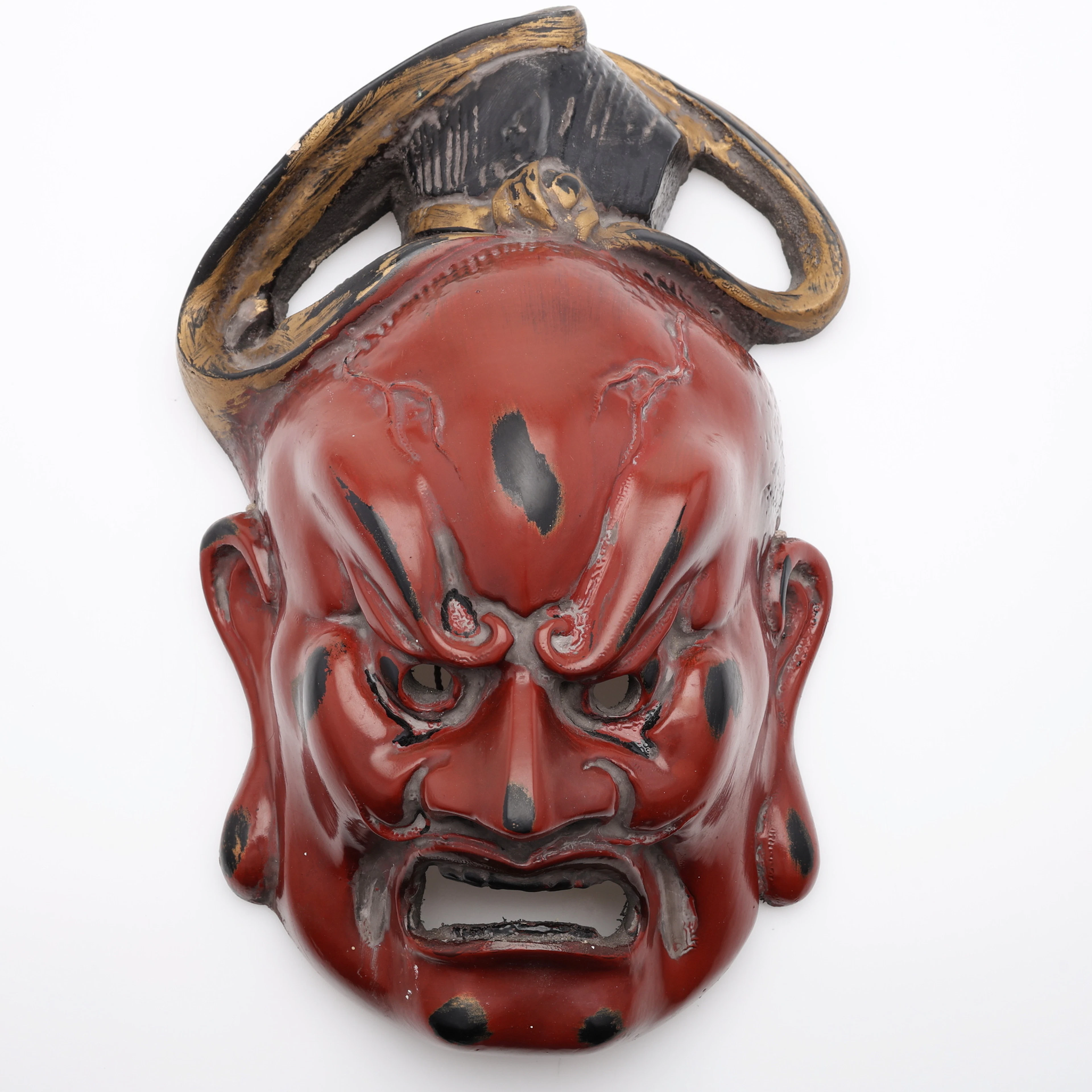 BUGAKU-MASK, KONGO RIKISHI-VÄKTARE, Japan, sen Showa-period (1926-1989)