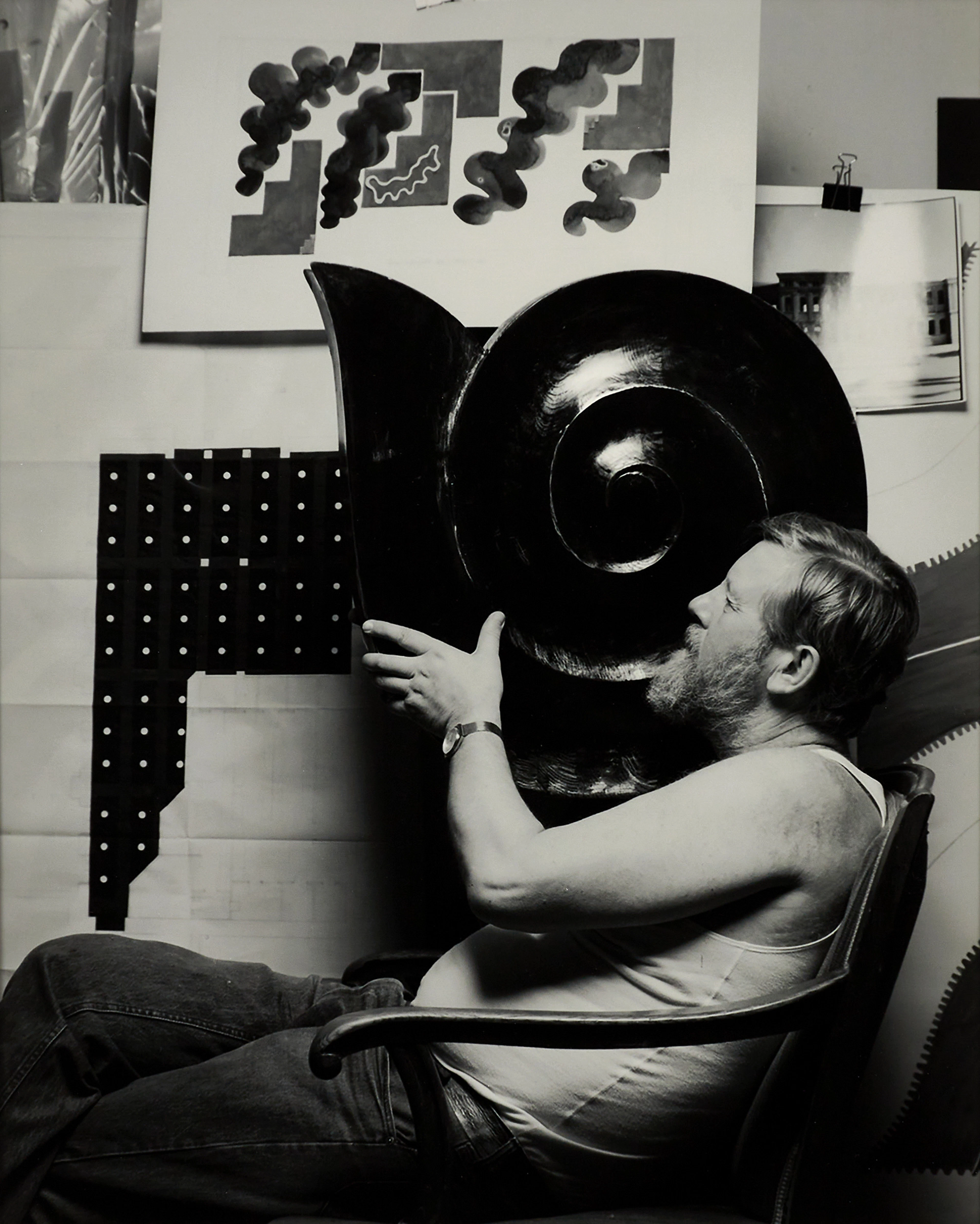 TOMAS SEGEBLADH (född 1952), "Nils G Stenqvist Stockholm 1990", signerad