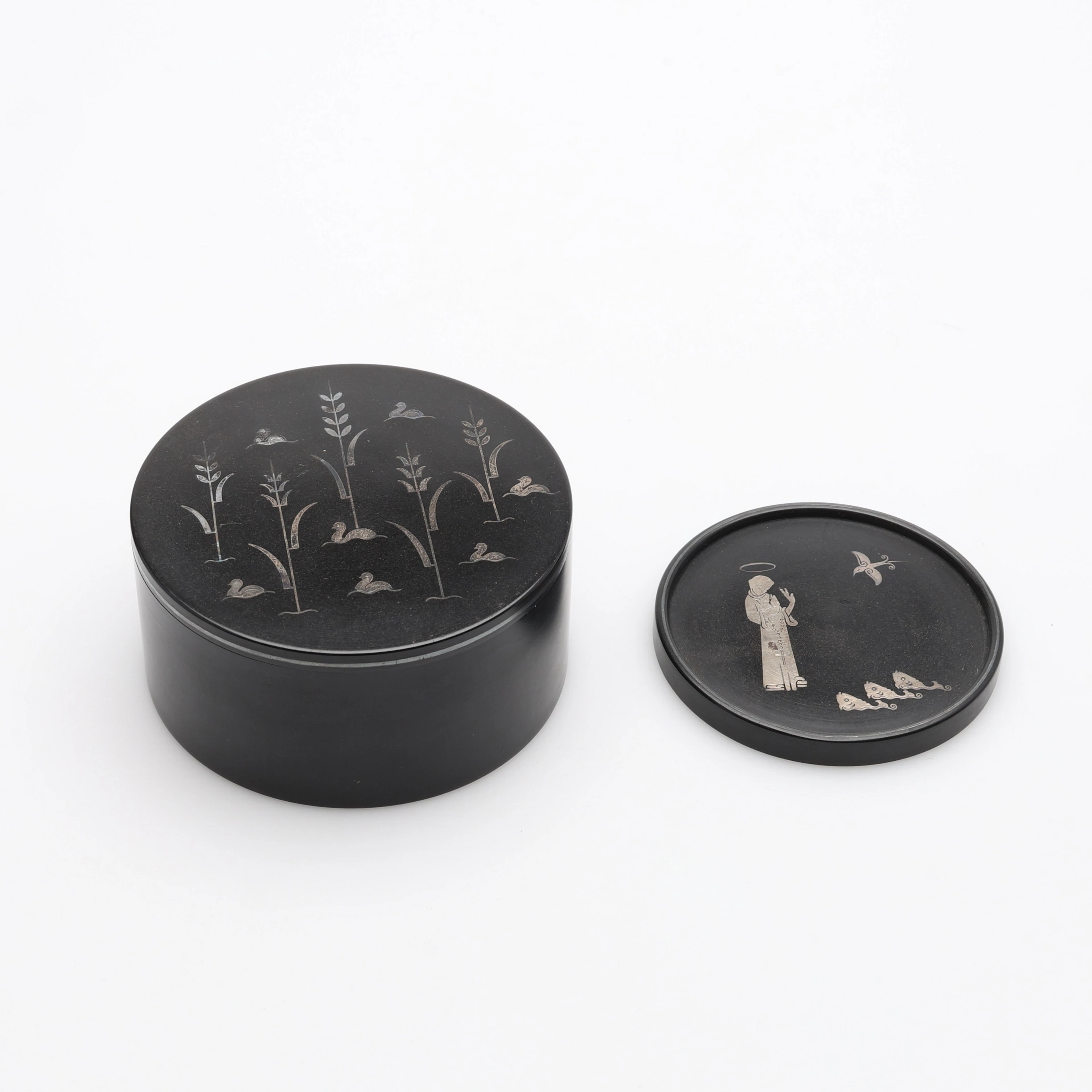 DOSA SAMT COASTER, ISOLIT MED SILVERDEKOR, PERSTORP, 1947 SAMT 1950.