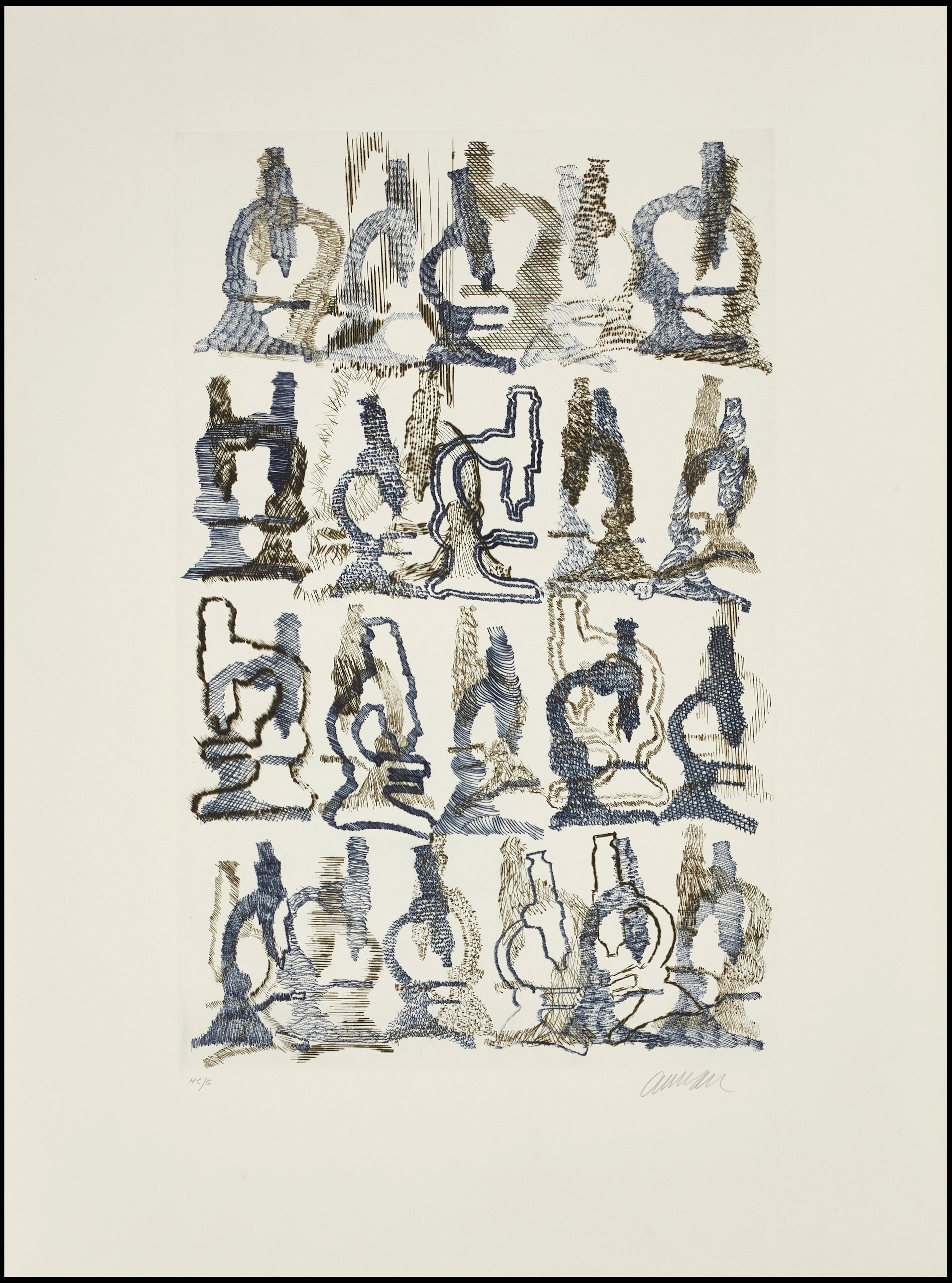 FERNANDEZ ARMAN (FRANKRIKE, 1928-2005). Mikroskop, ur "Hommage aux