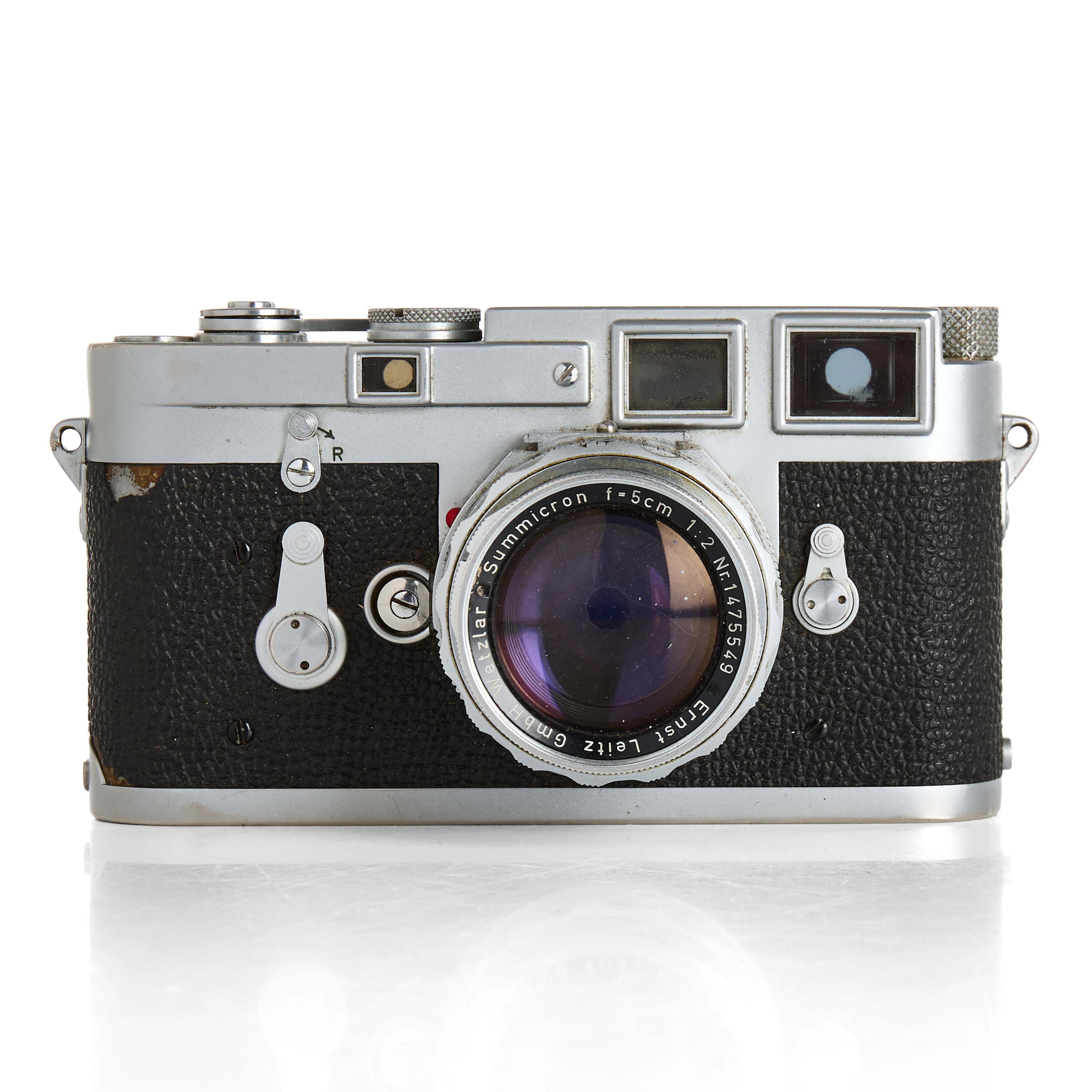 LEICA M3, objektiv Wetzlar 50mm 1:2, Wetzlar Tele-Elmar 1:4 / 135