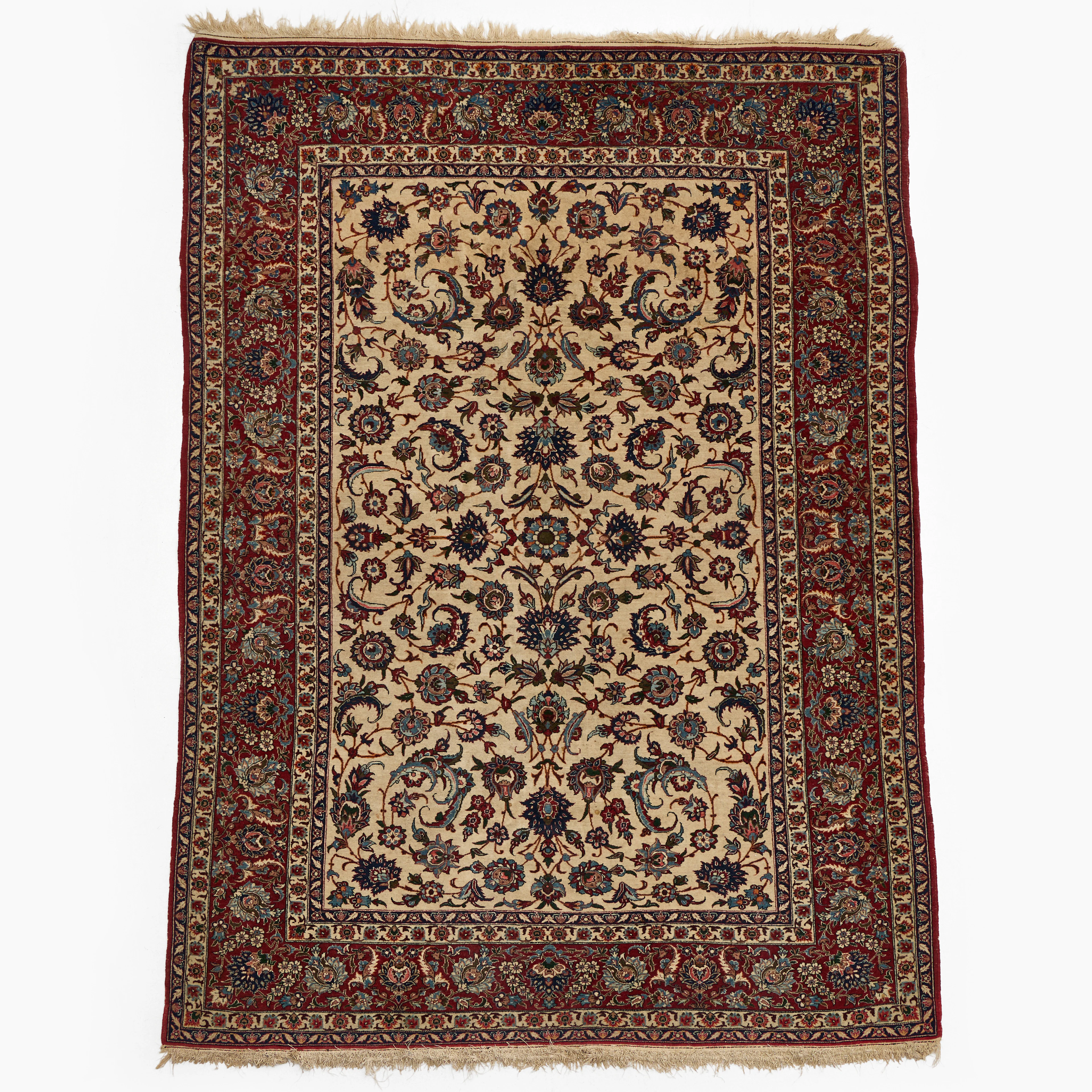 MATTA, Isfahan, silkesinslag, ca 206 x 107 cm.