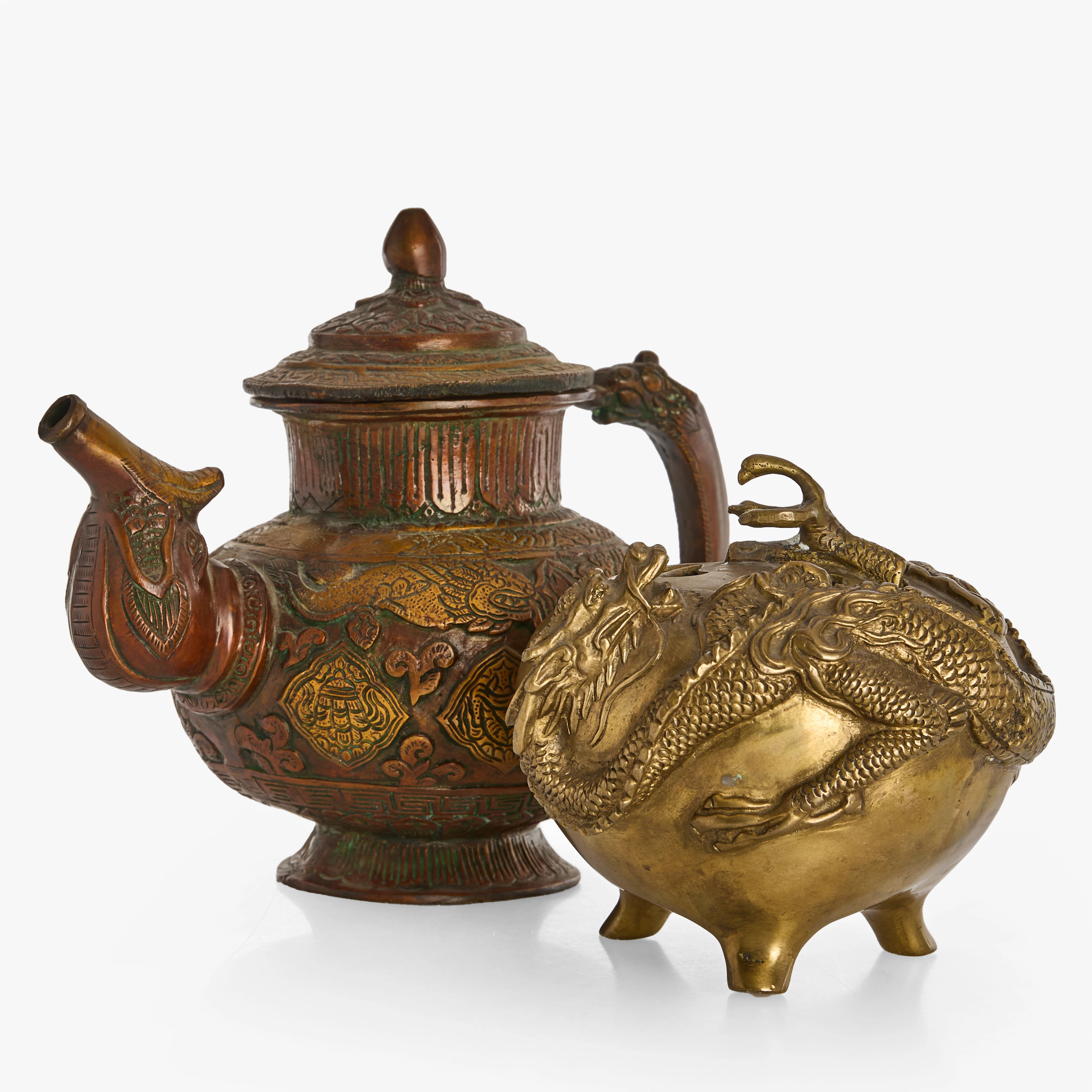 KANNA och RÖKELSEKAR, kopparlegering, bla Kina, 1900-talets senare del.