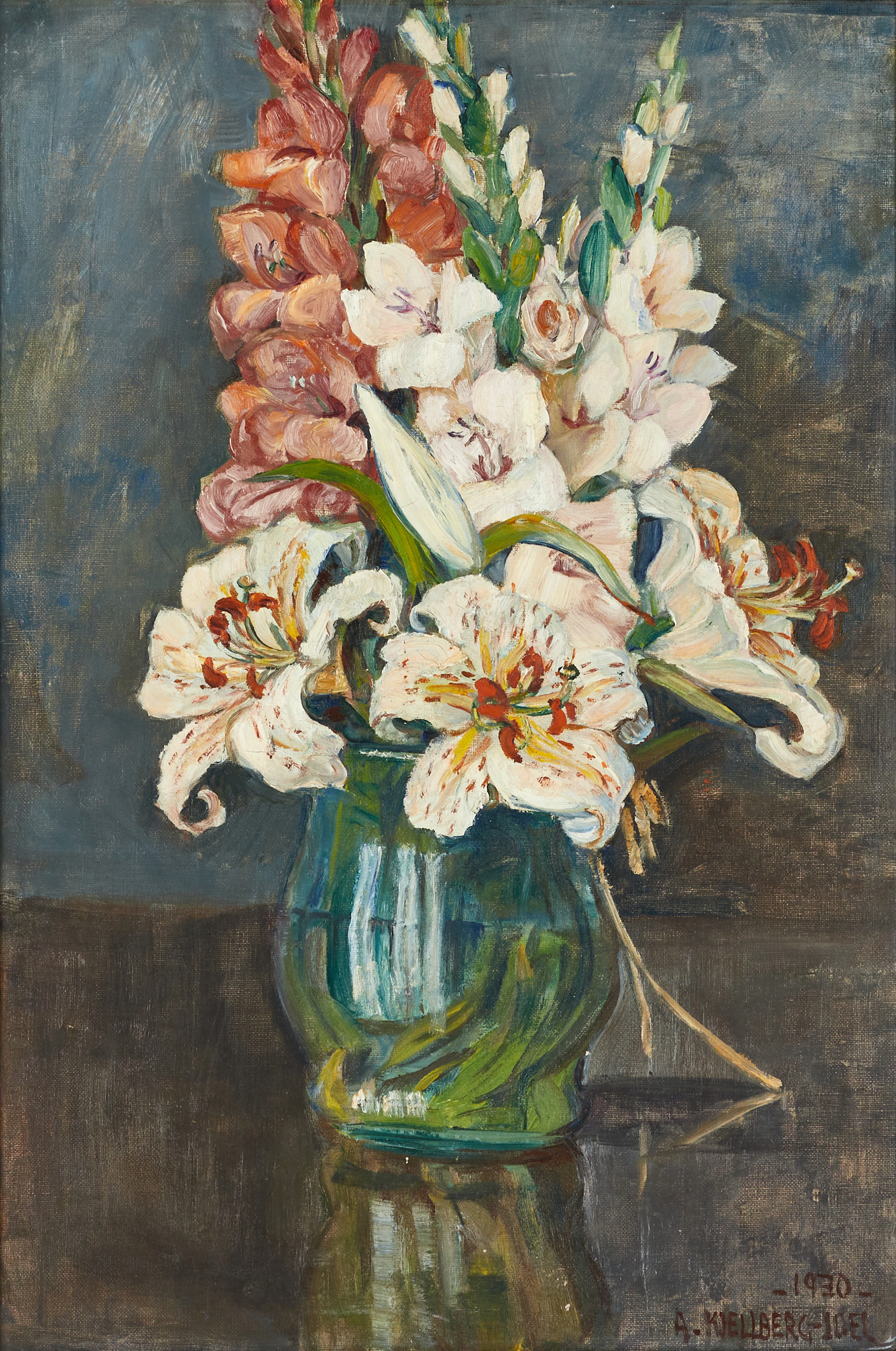 ASTRID KJELLBERG JUEL (Oskarshamn, 1877-1965),. Blomsterstilleben