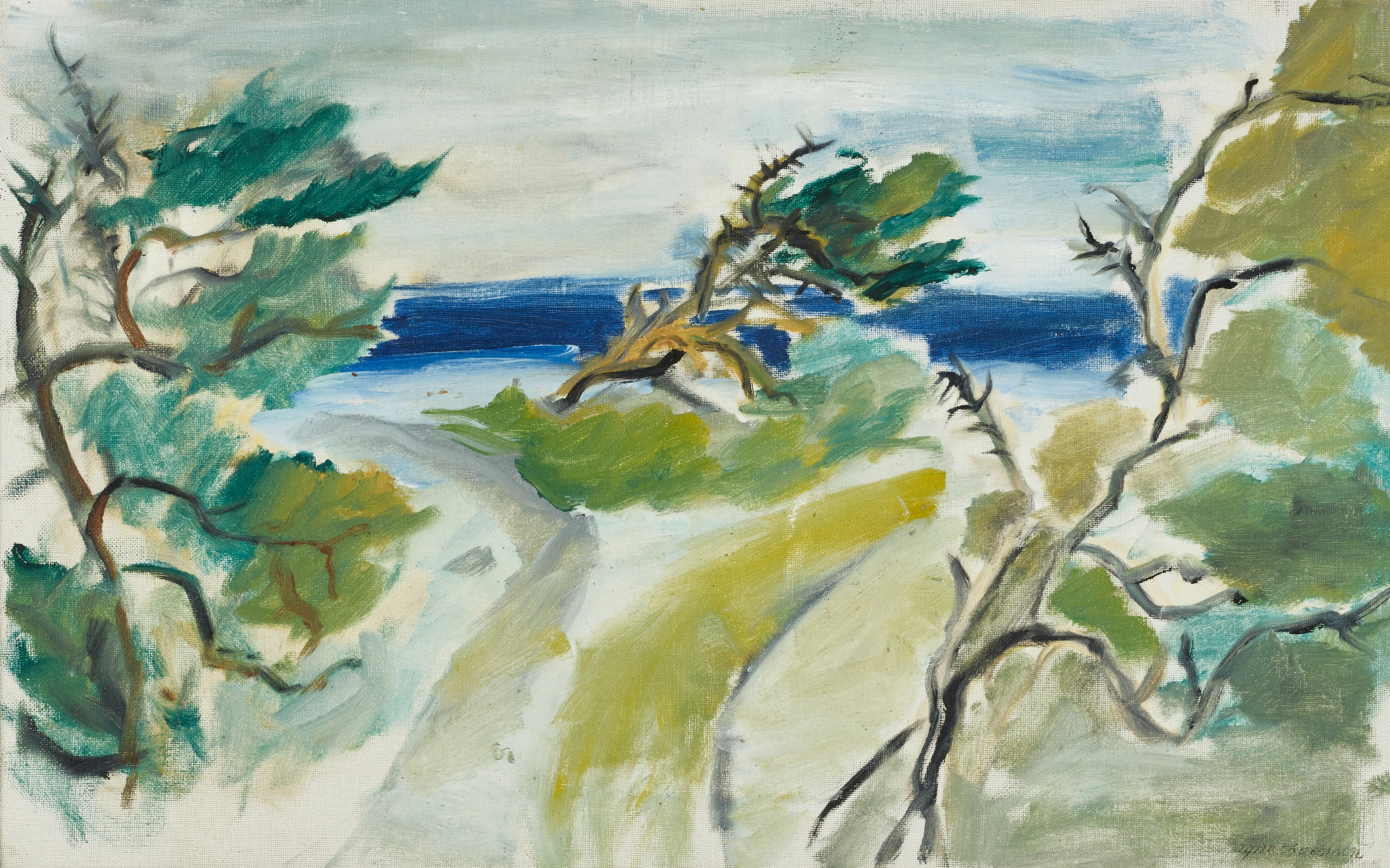 AGNES FRIDEBORG SVENSSON (Glimåkra 1910-2001 Vinslöv), Yttersta skärgården