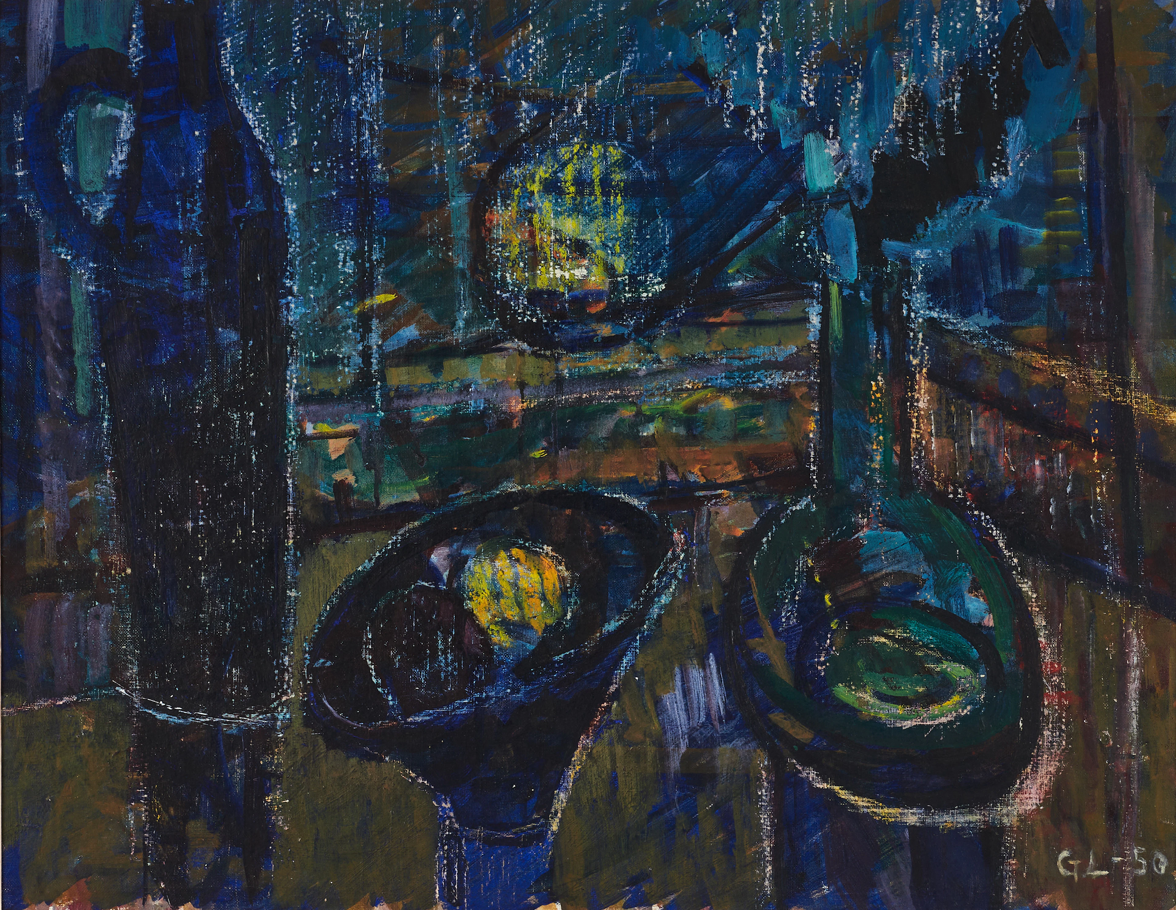 GERHARD LARSSON (1910-1990), Stilleben, monogramsignerad och daterad