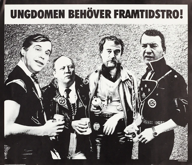 CHRISTER THEMPTANDER (Stockholm, 1943), affisch, "Ungdomen behöver