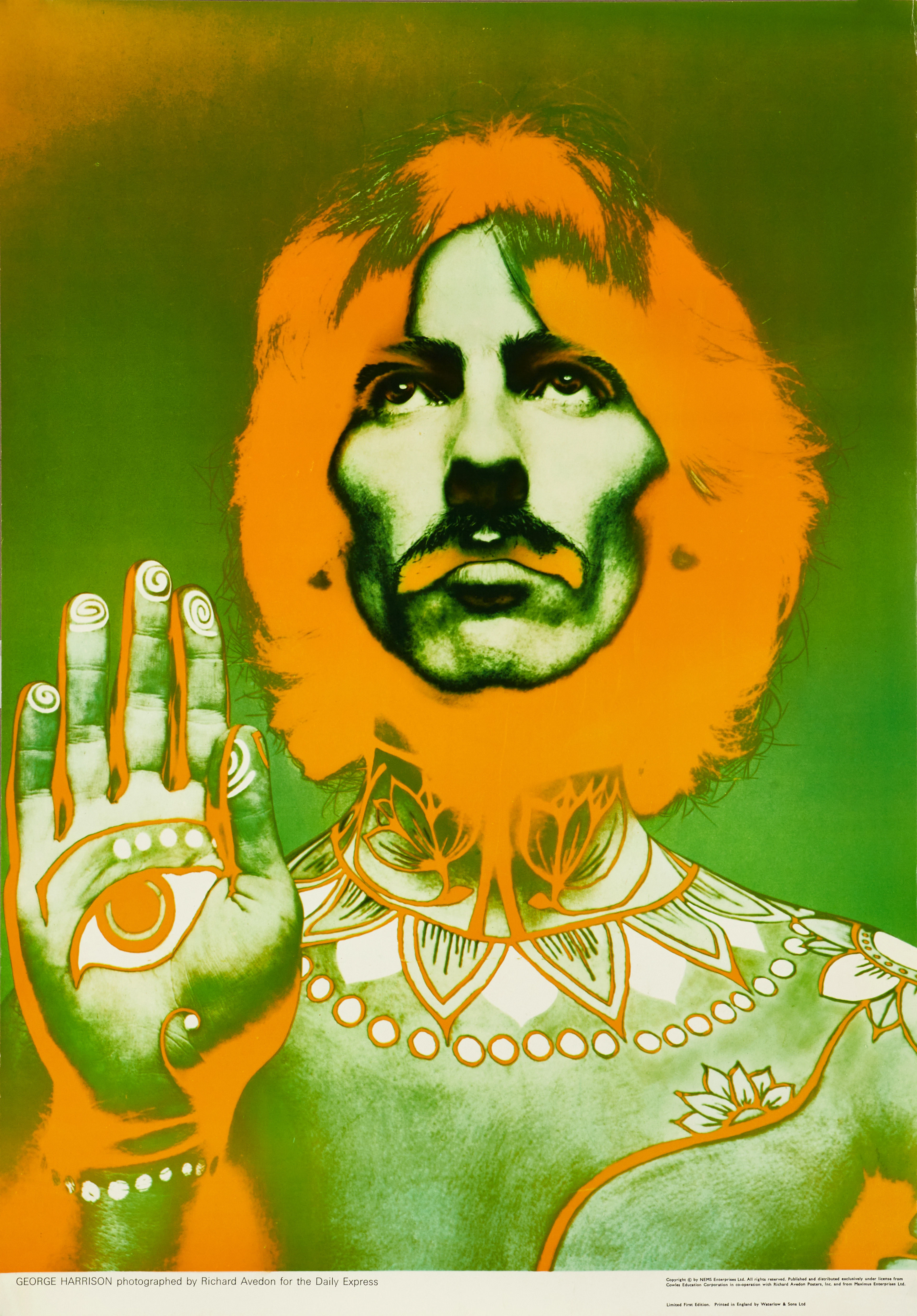 GEORGE HARRISON - THE BEATLES, photographed by Richard Avedon 1967