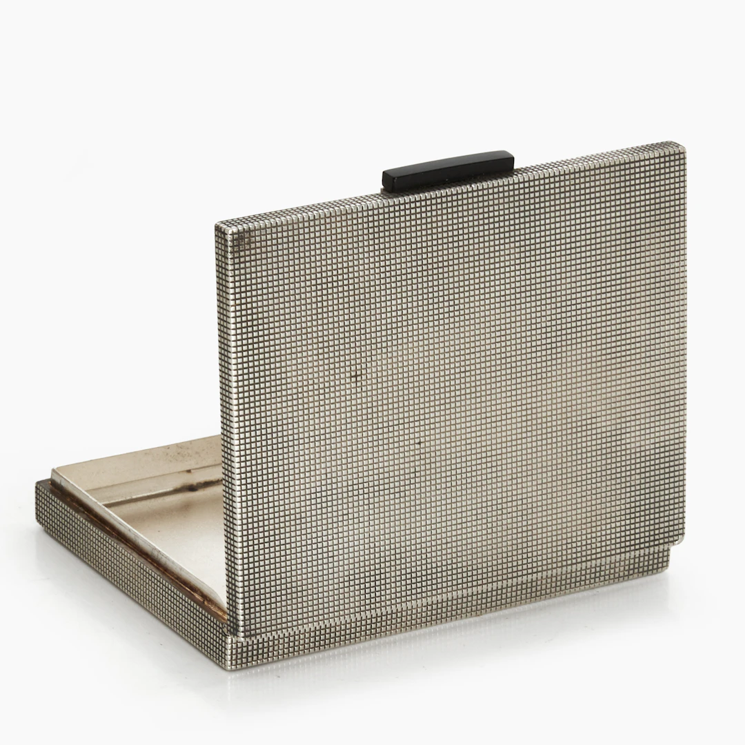 CIGARETTETUI, silver.