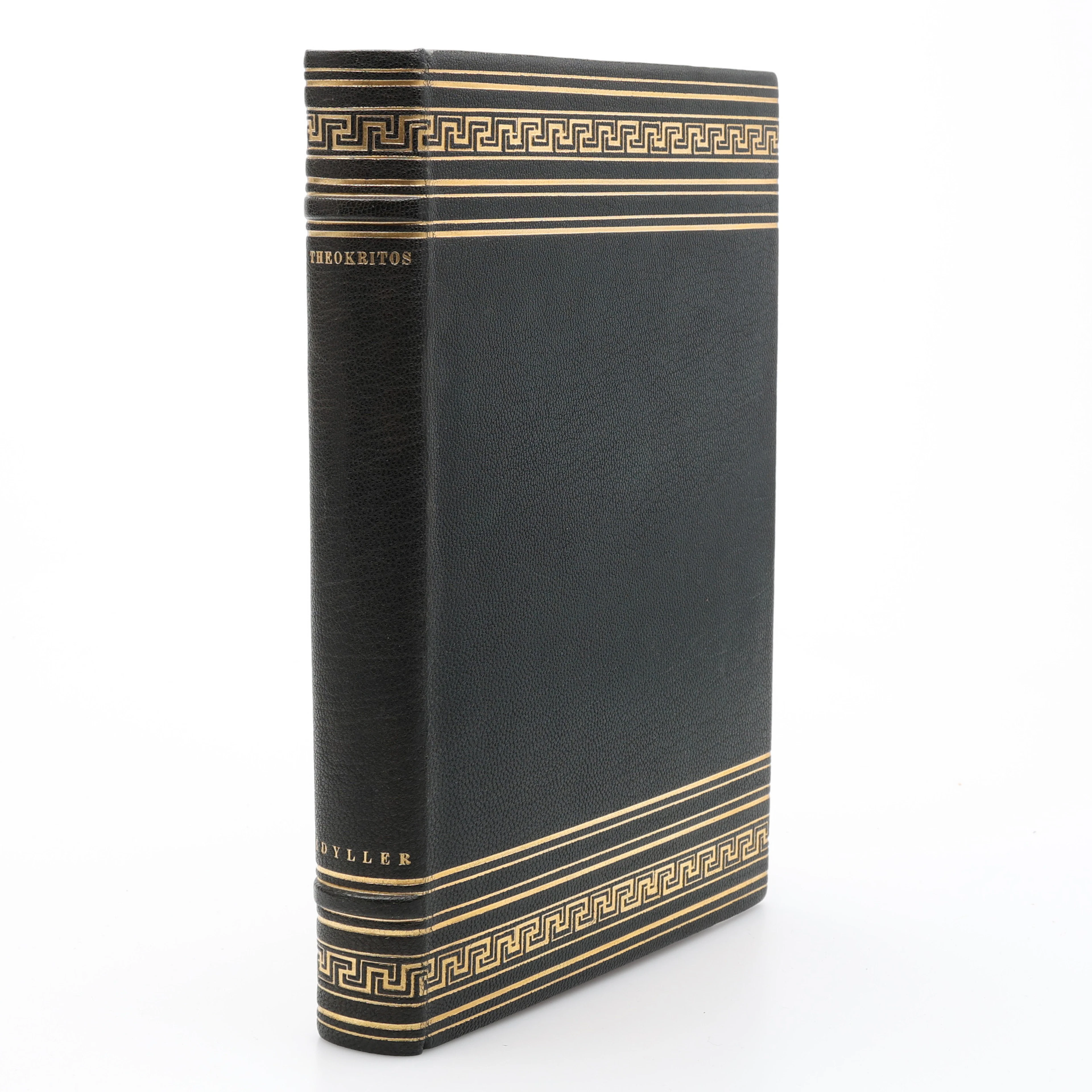 BOKBAND/BIBLIOFILI. THEOKRITOS IDYLLER MED 30 ETSNINGAR AV JURGEN