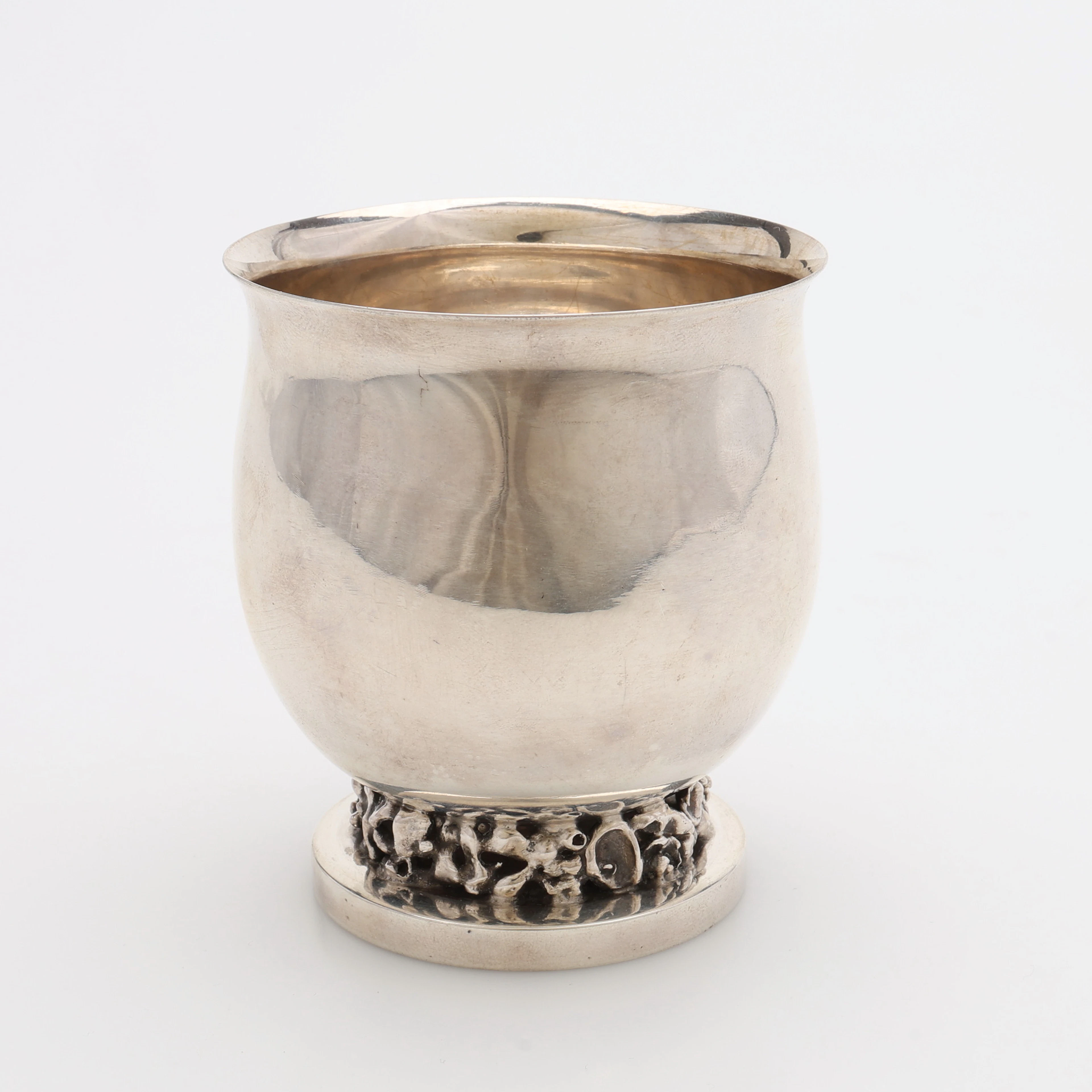 AAGE WEIMAR (1902-1986). POKAL/BÄGARE, STERLINGSILVER, DANMARK, 175,5 GRAM.
