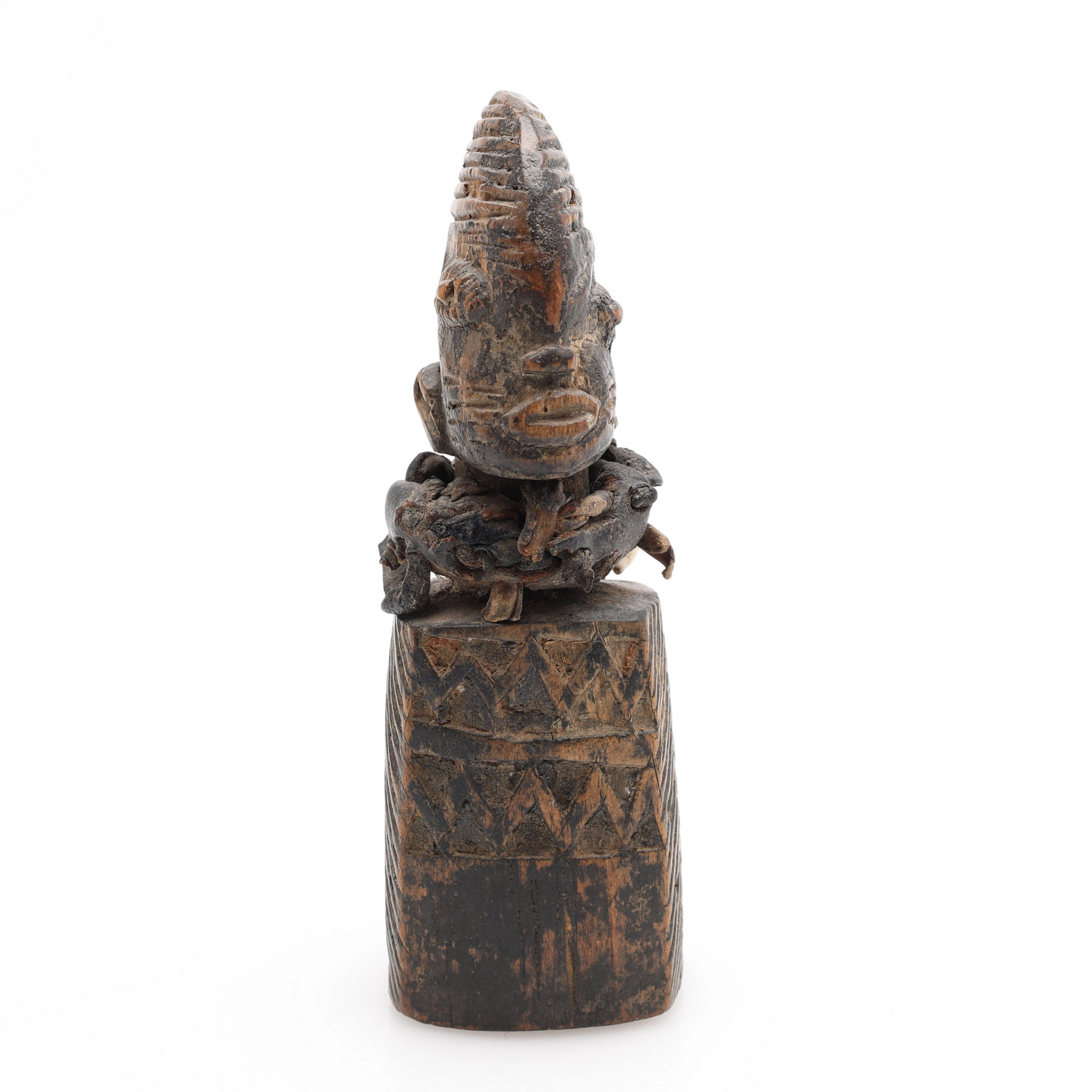 HÄNGE, RITUELL FETISCH/PENDANT, RITUAL FETISCH, I FORM AV ESHU/IN
