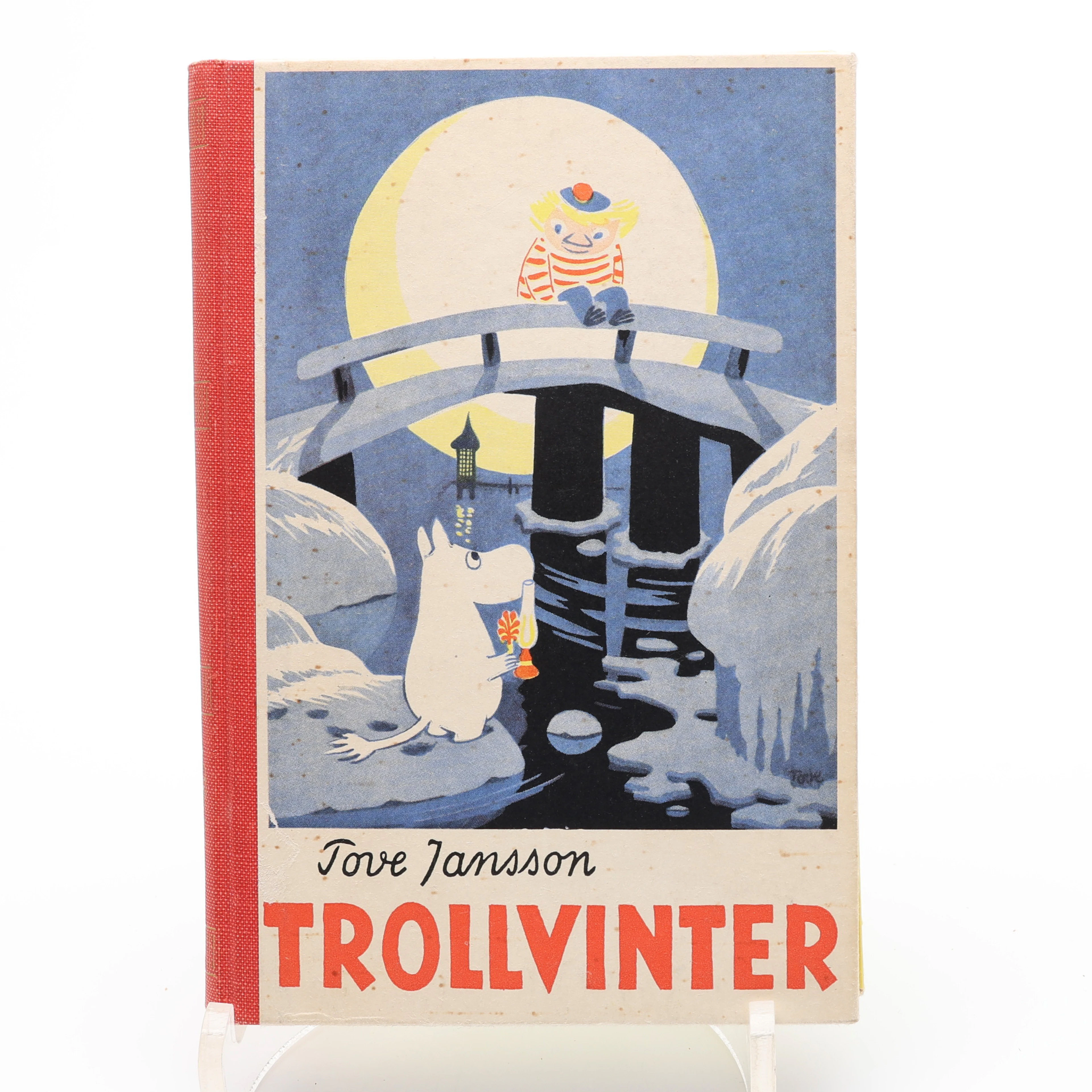 MUMINTROLLEN. ETT FINT EXEMPLAR AV TOVE JANSSONS TROLLVINTER I ORIGINALUPPLAGAN