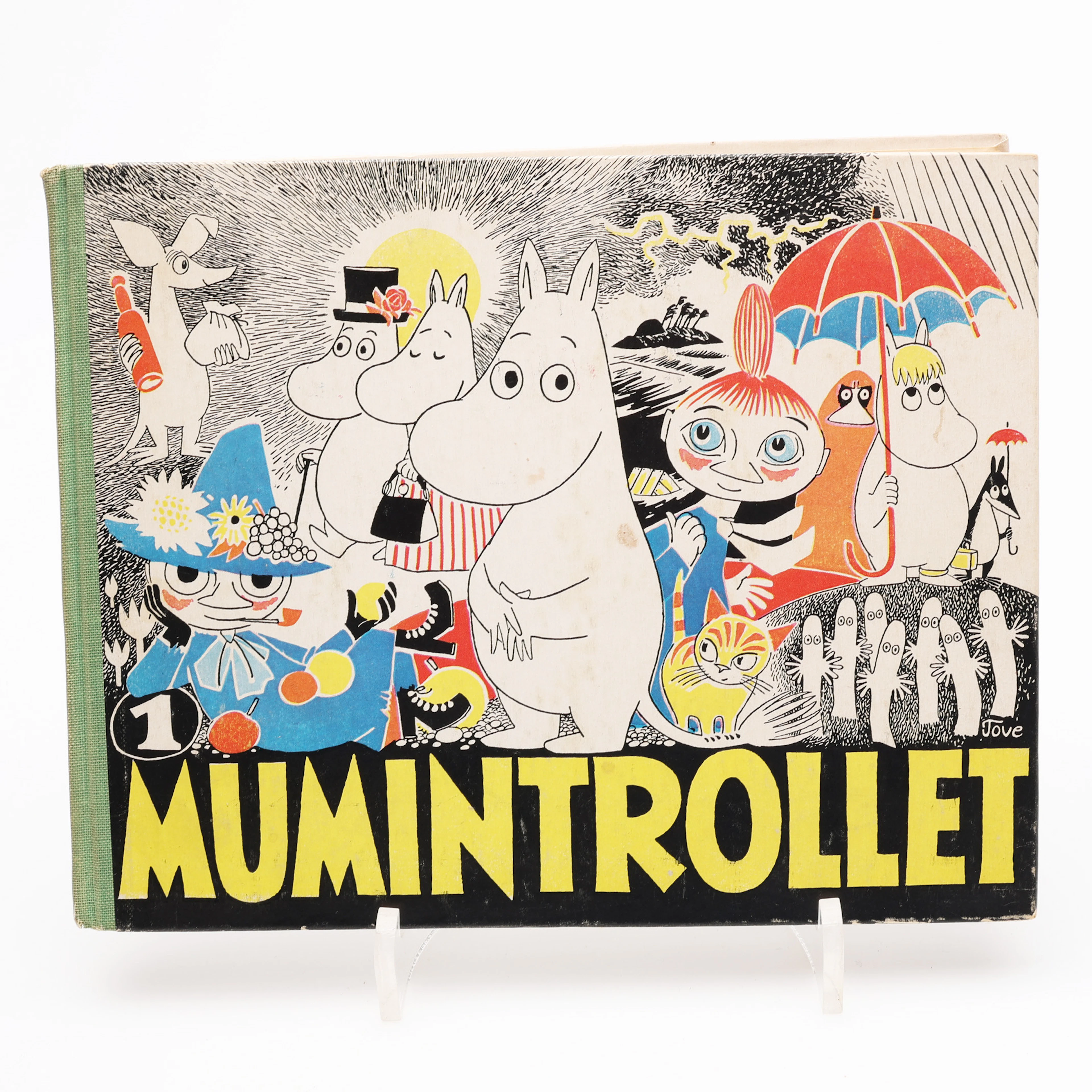 MUMINTROLLEN. TOVE JANSSONS MUMINTROLLET NR. 1 (1957) MED EN DEDIKATION
