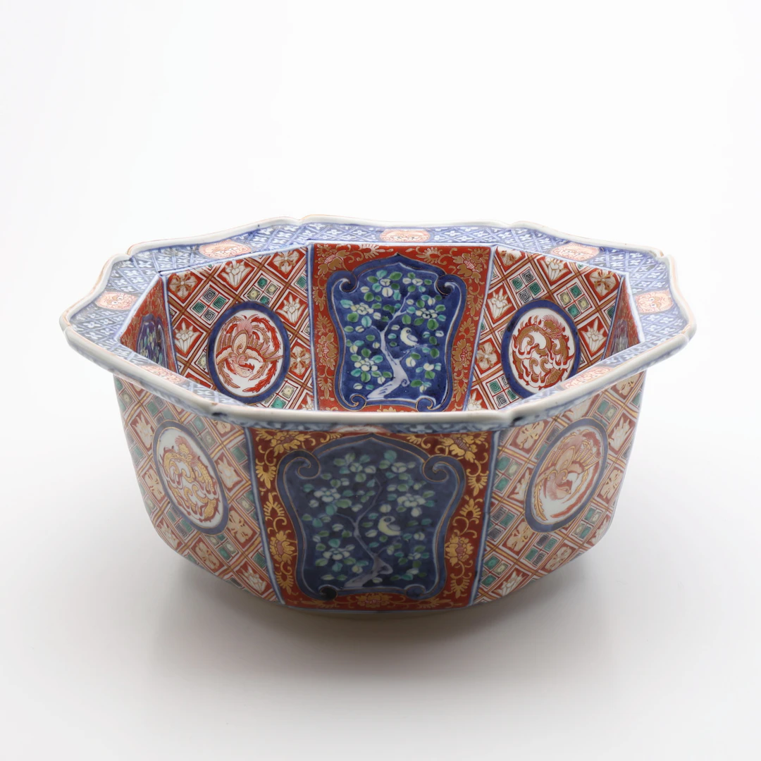 SKÅL, SK. GULDFISKSKÅL, IMARI, JAPAN, 1800-TAL.