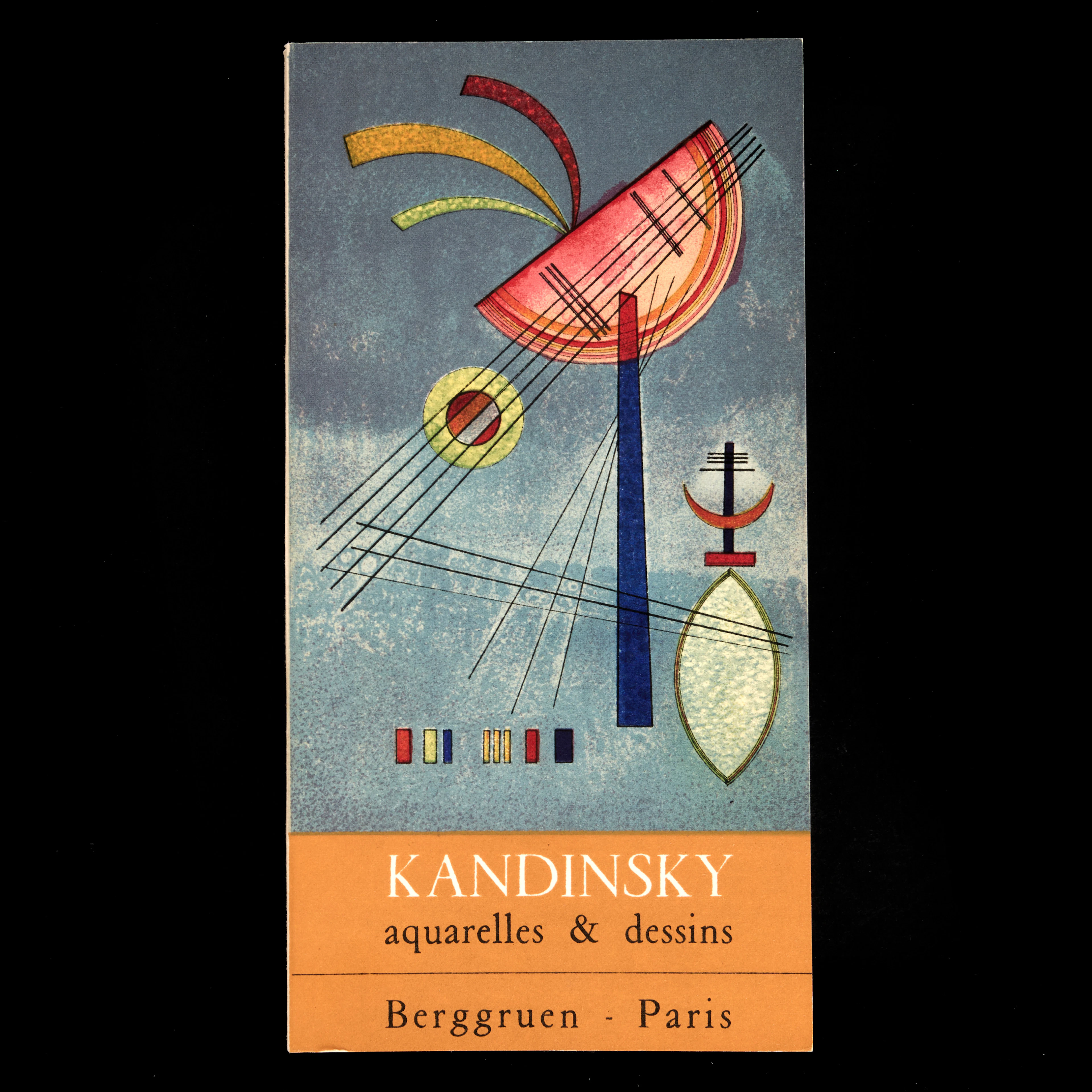 WASSILY KANDINSKY. Utställningskatalog; "Aquarelles & Dessign", Berggruen 1972.