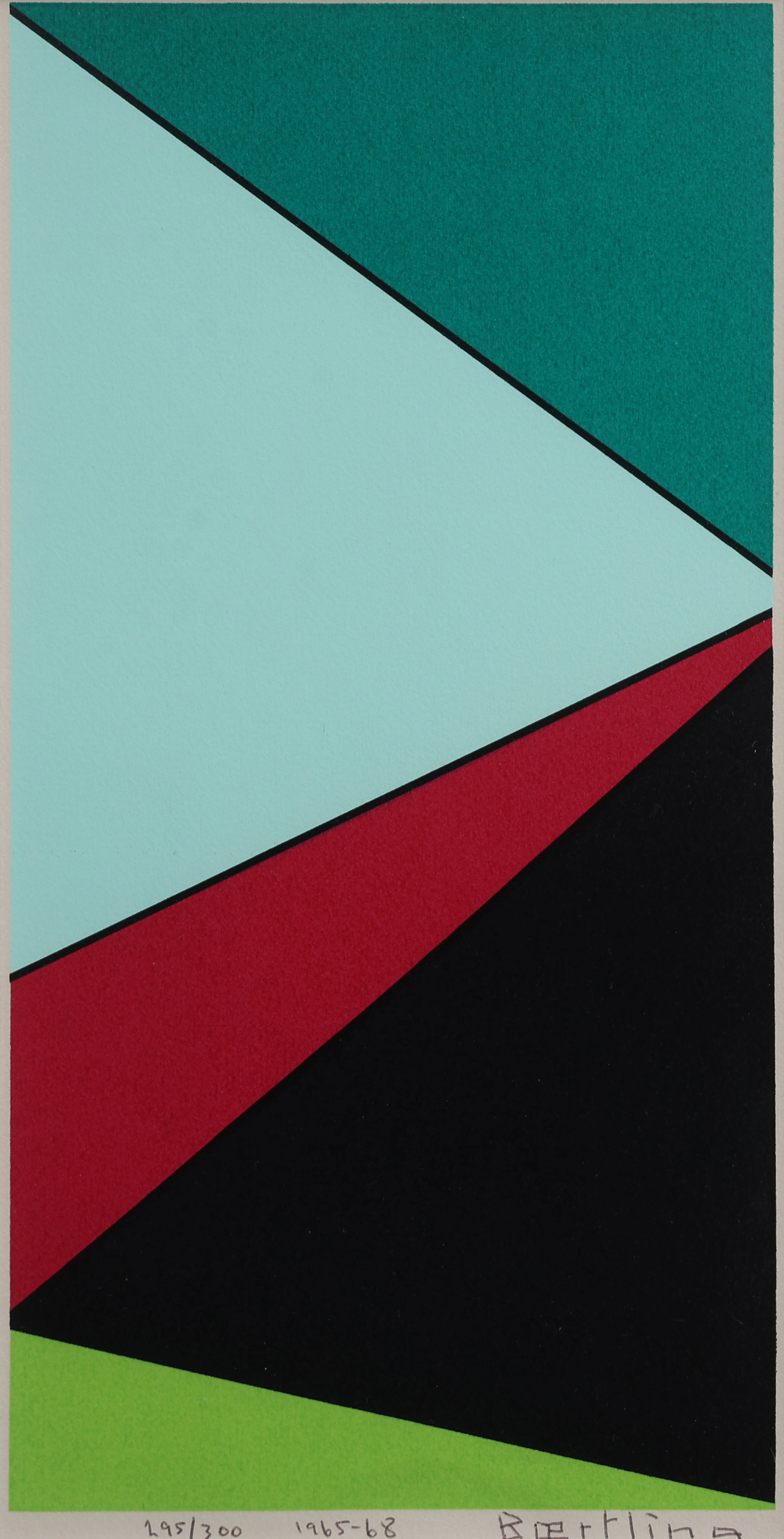 OLLE BAERTLING. SERIGRAFI, "REH", SIGNERAD, NUMRERAD 295/300 OCH DATERAD