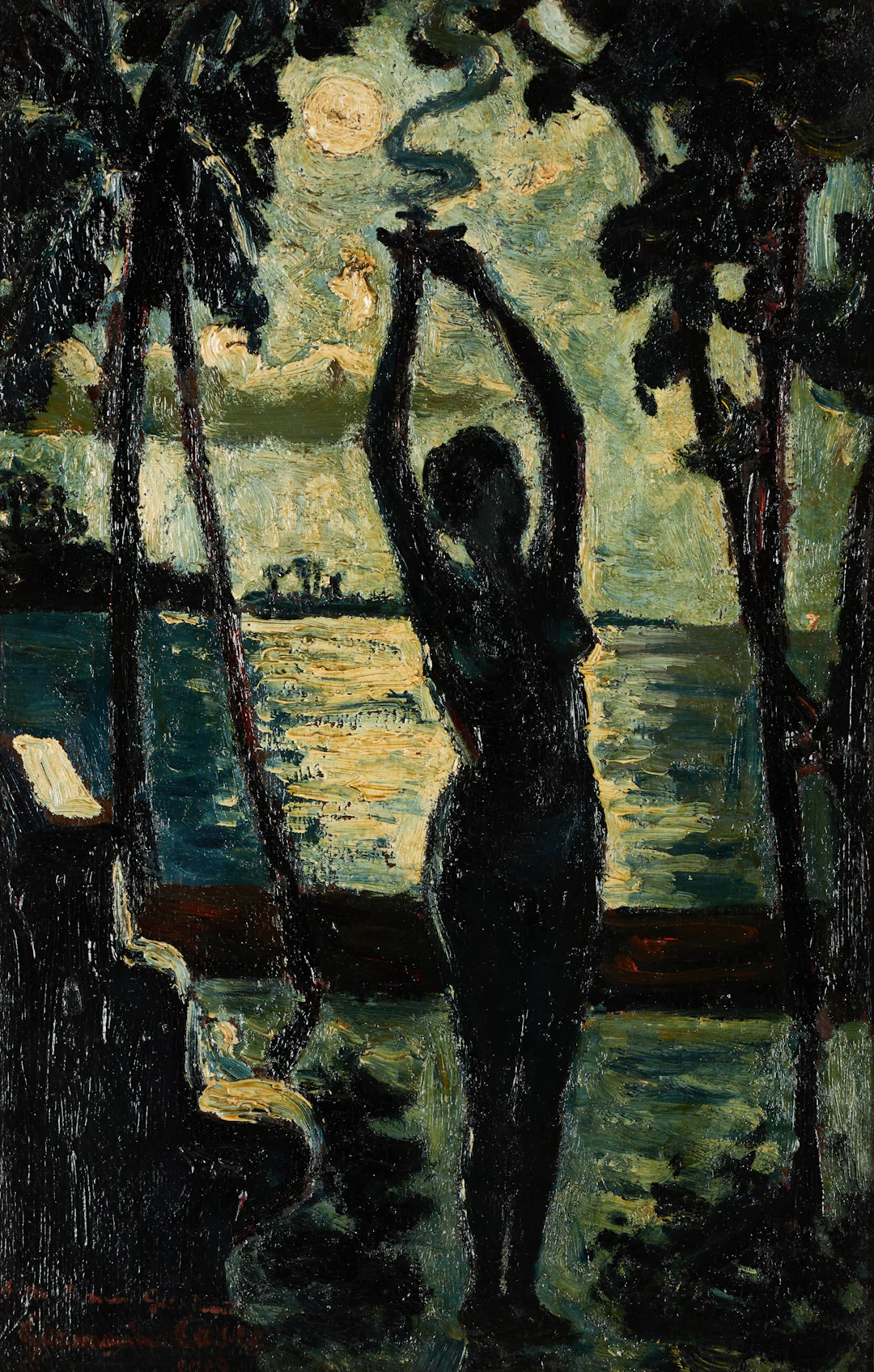 GERMAINE CASSE (Frankrike, 1881-1967), "La Vestale antillaise", signerad