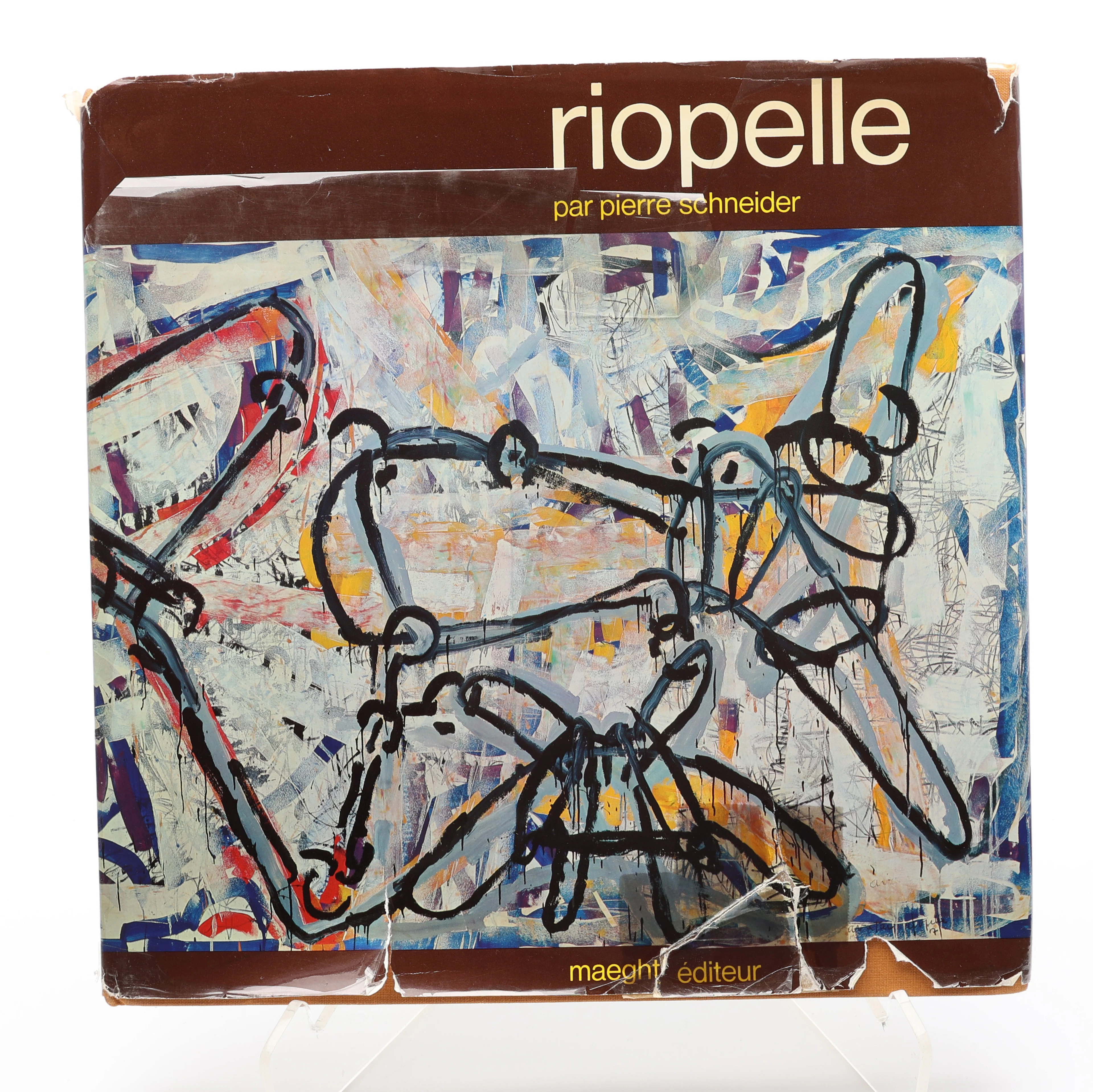 MONOGRAFIN ÖVER DEN KANADENSISKE KONSTNÄREN JEAN-PAUL RIOPELLE 1972