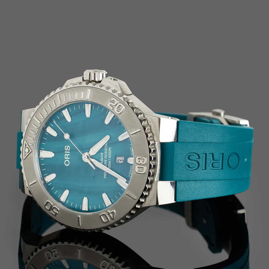 HERRARMBANDSUR, Oris Aquis New York Harbor, limited edition II, 43mm.
