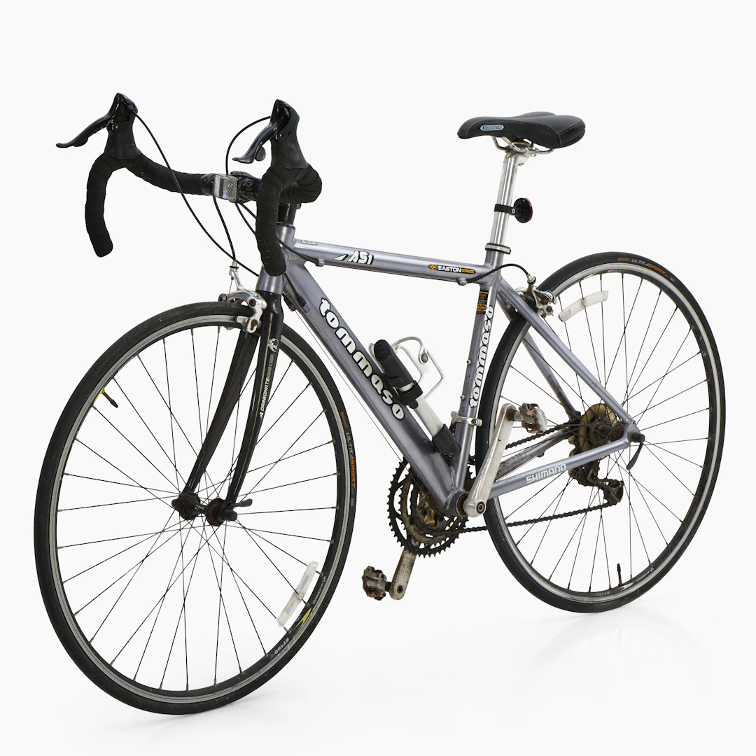 RACERCYKEL, Tommaso AS1, bockstyre, kolfibergaffel, komponenter från