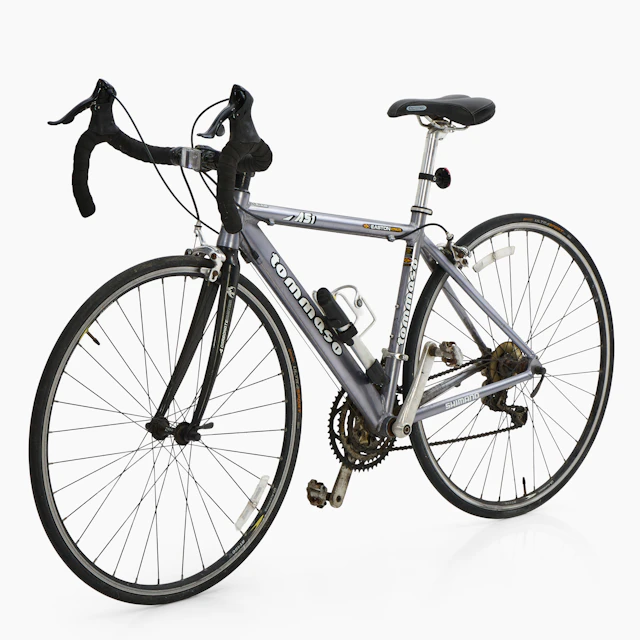 RACERCYKEL, Tommaso AS1, bockstyre, kolfibergaffel, komponenter från