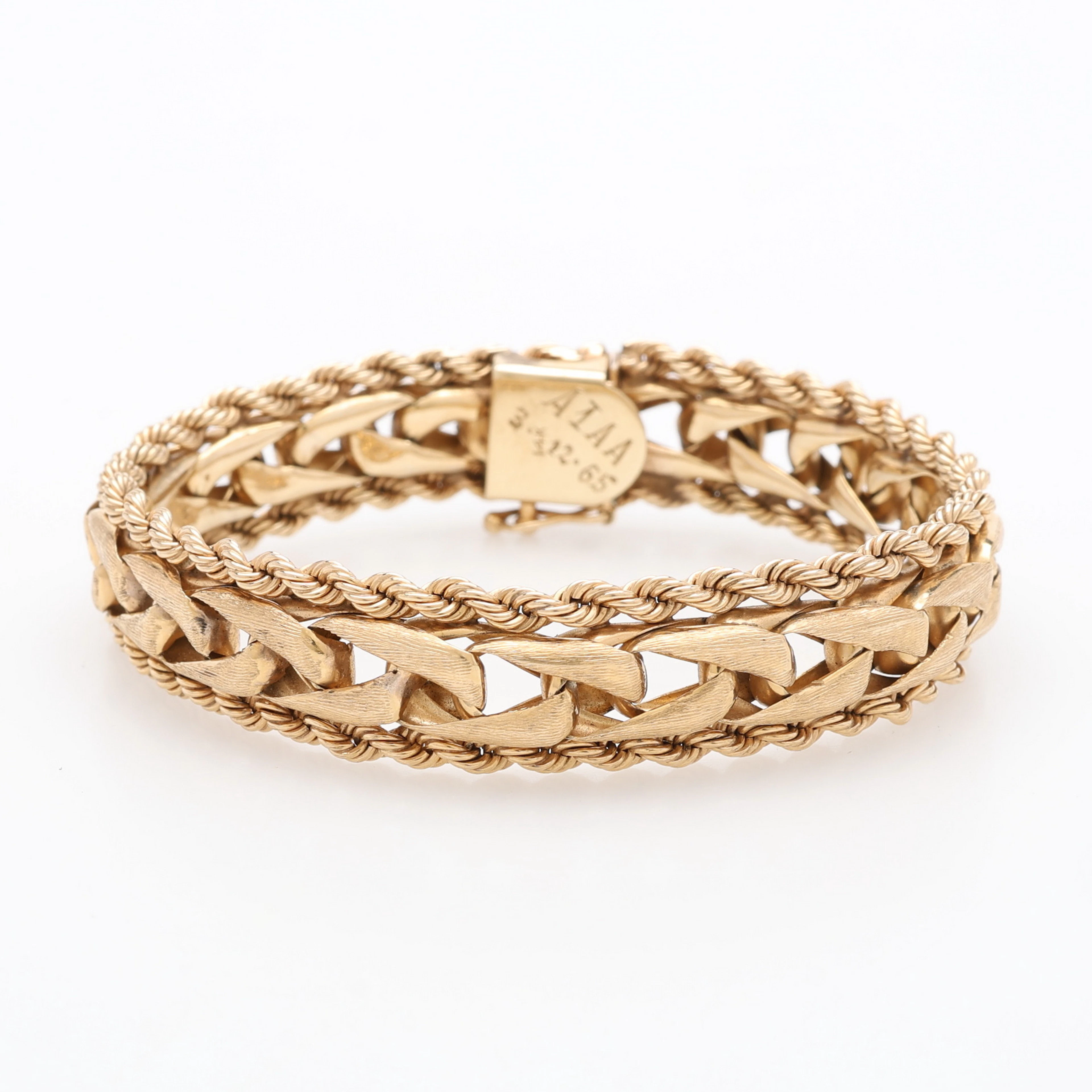 ARMBAND, 14K GULD, 34,3 GRAM.