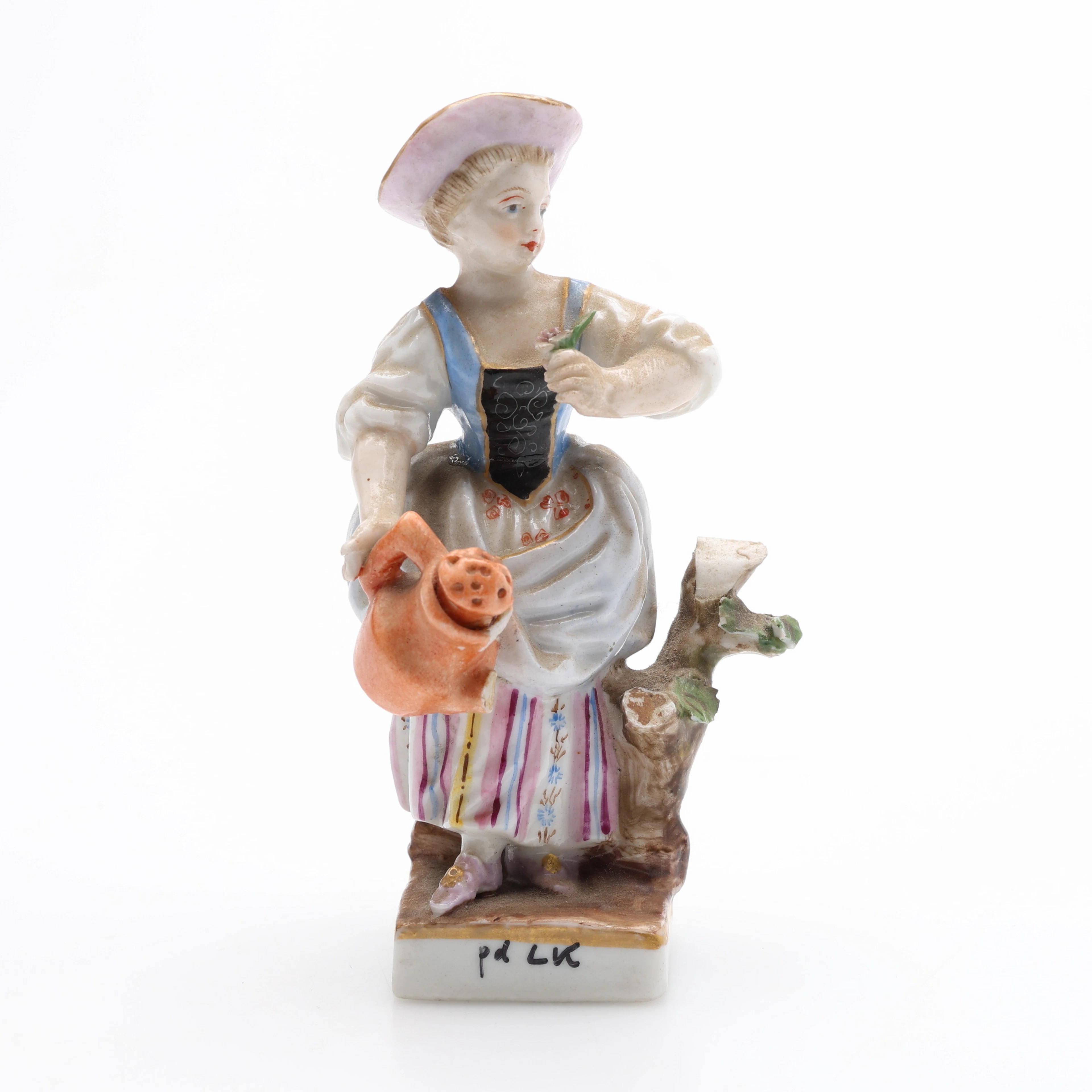 MICHEL VICTOR ACIER. FIGURIN, PORSLIN, MODELL G 4X, UR GÄRTNERKINDER