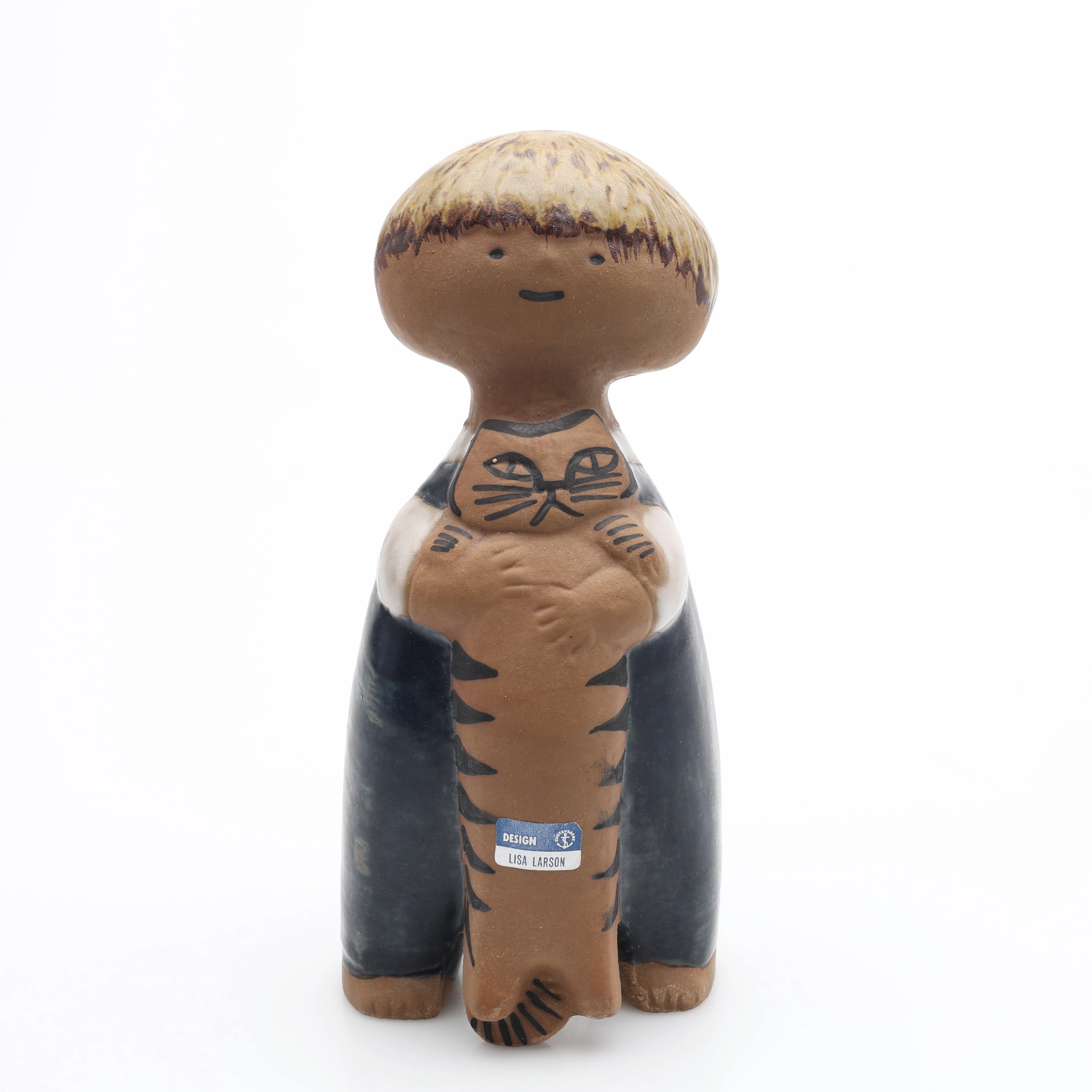LISA LARSON. FIGUR, "PELLE", UR SERIEN "LARSONS UNGAR", GUSTAVSBERG.