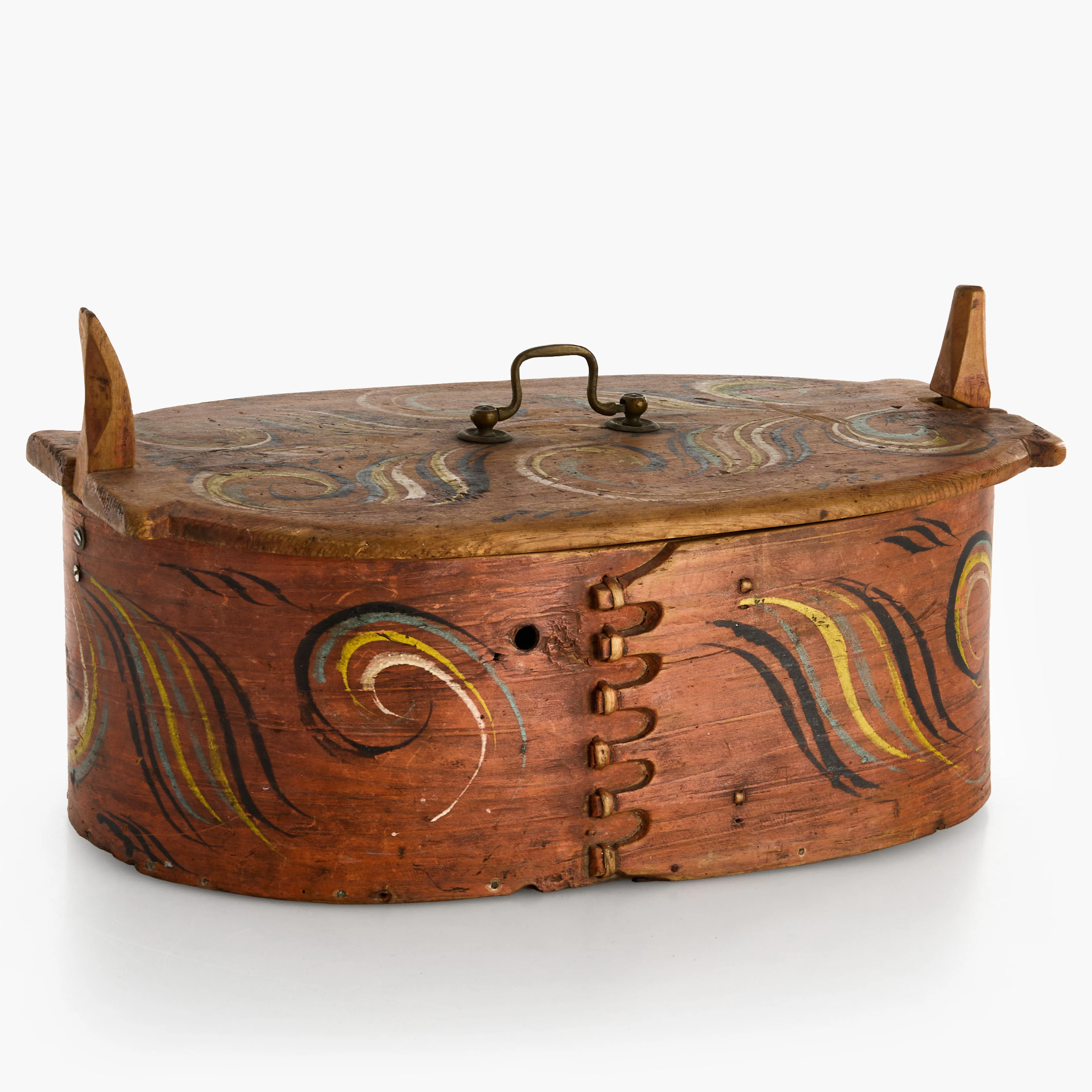 BRUKSTINA / SVEPASK, allmoge, Vestlandet. Norge, 1800-talets första hälft.