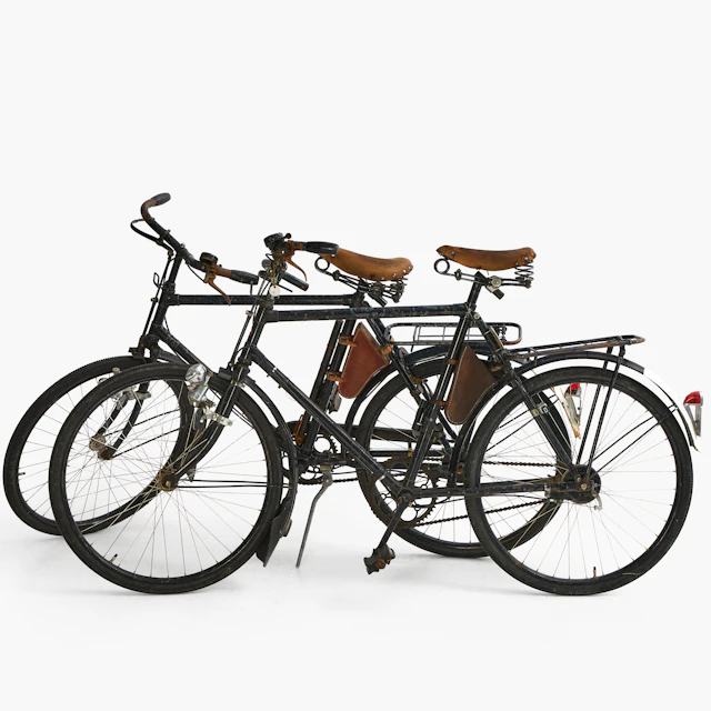 HERRCYKLAR, (2), schweizisk armécykel, MO-05, 26", 1940-tal.