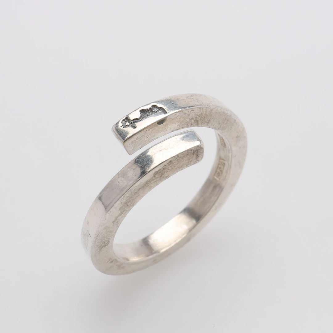 EFVA ATTLING. Ring sterling silver Efva Attling modell "Twist".