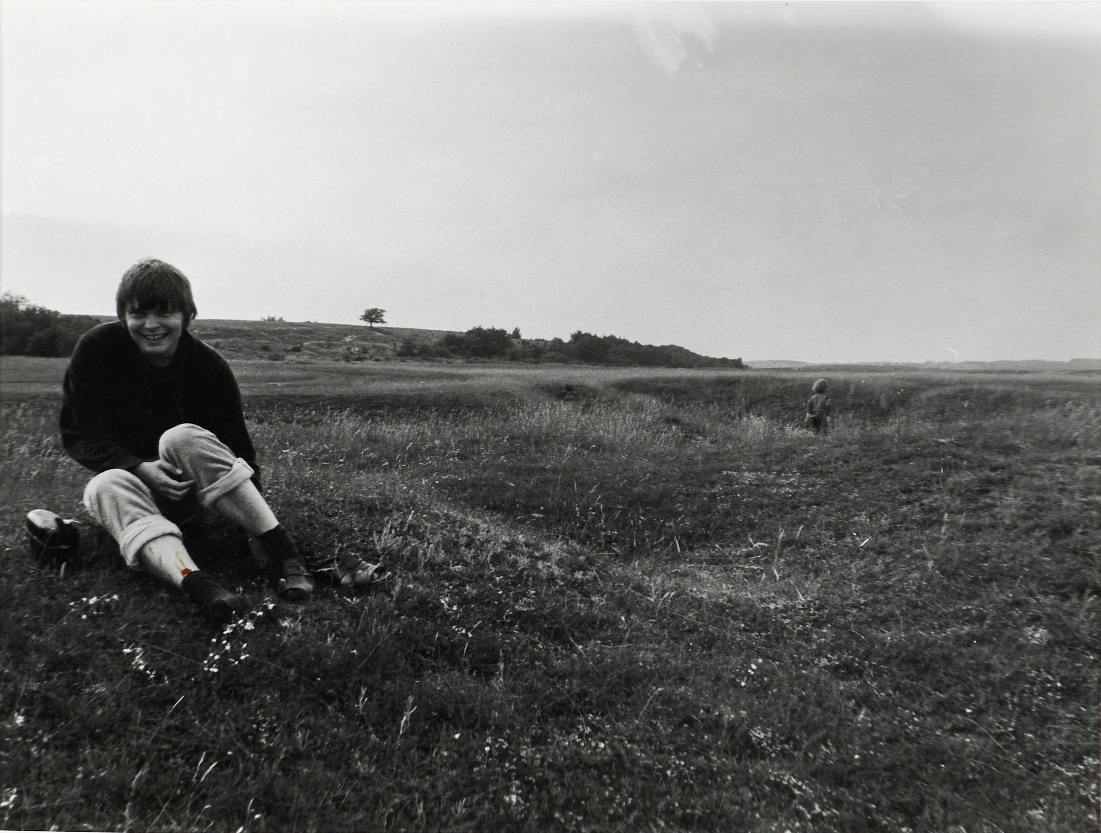 OLA BILLGREN (Sverige, 1940-2001), Öppet landskap, sv/v fotografi.