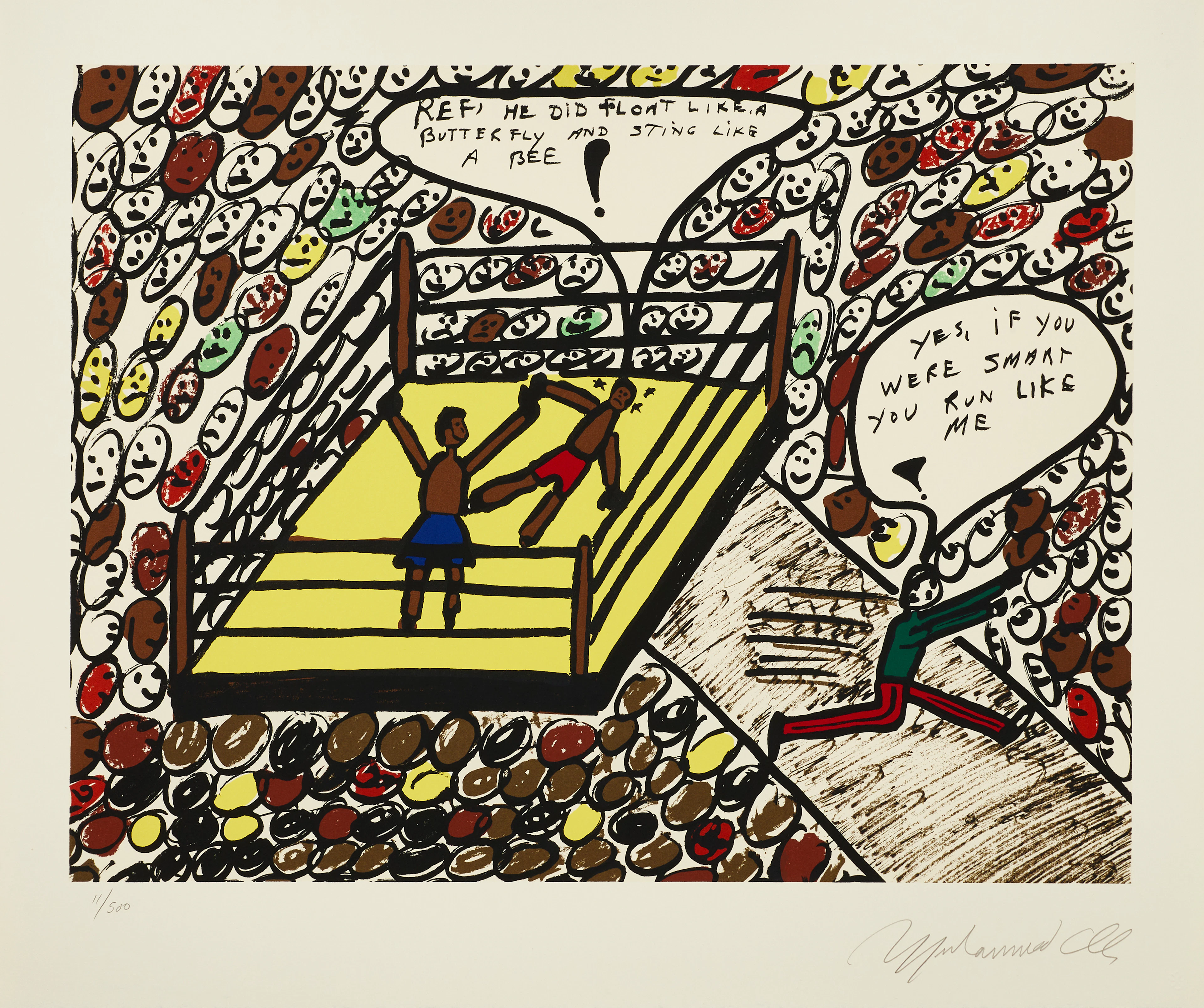 MUHAMMAD ALI (Cassius Clay, USA, 1942-2016), "Sting Like A Bee" (1978)