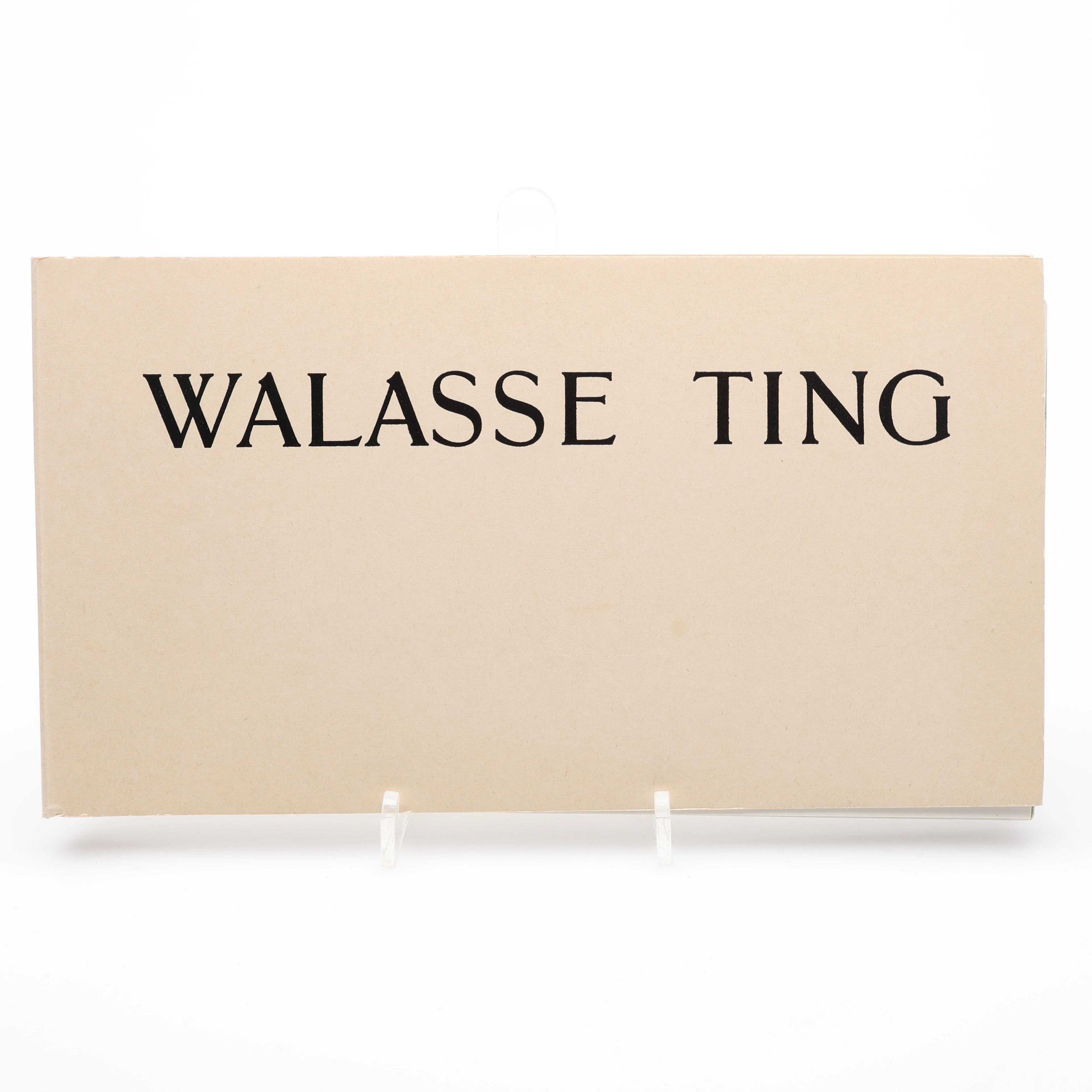 DEN KINESISK-AMERIKANSKE KONSTNÄREN WALASSE TING'S KATALOG TILL EN.