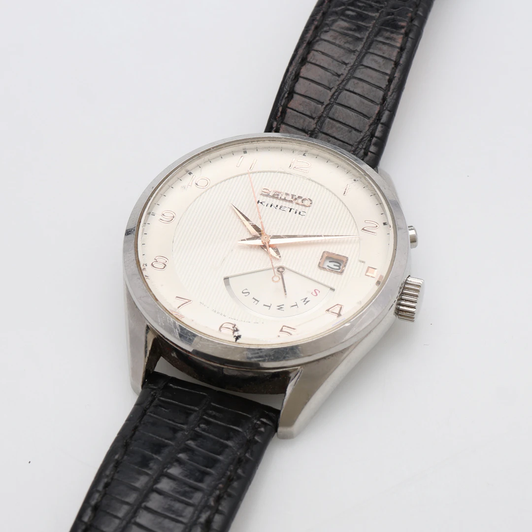ARMBANDSUR, STÅL, SEIKO KINETIC.