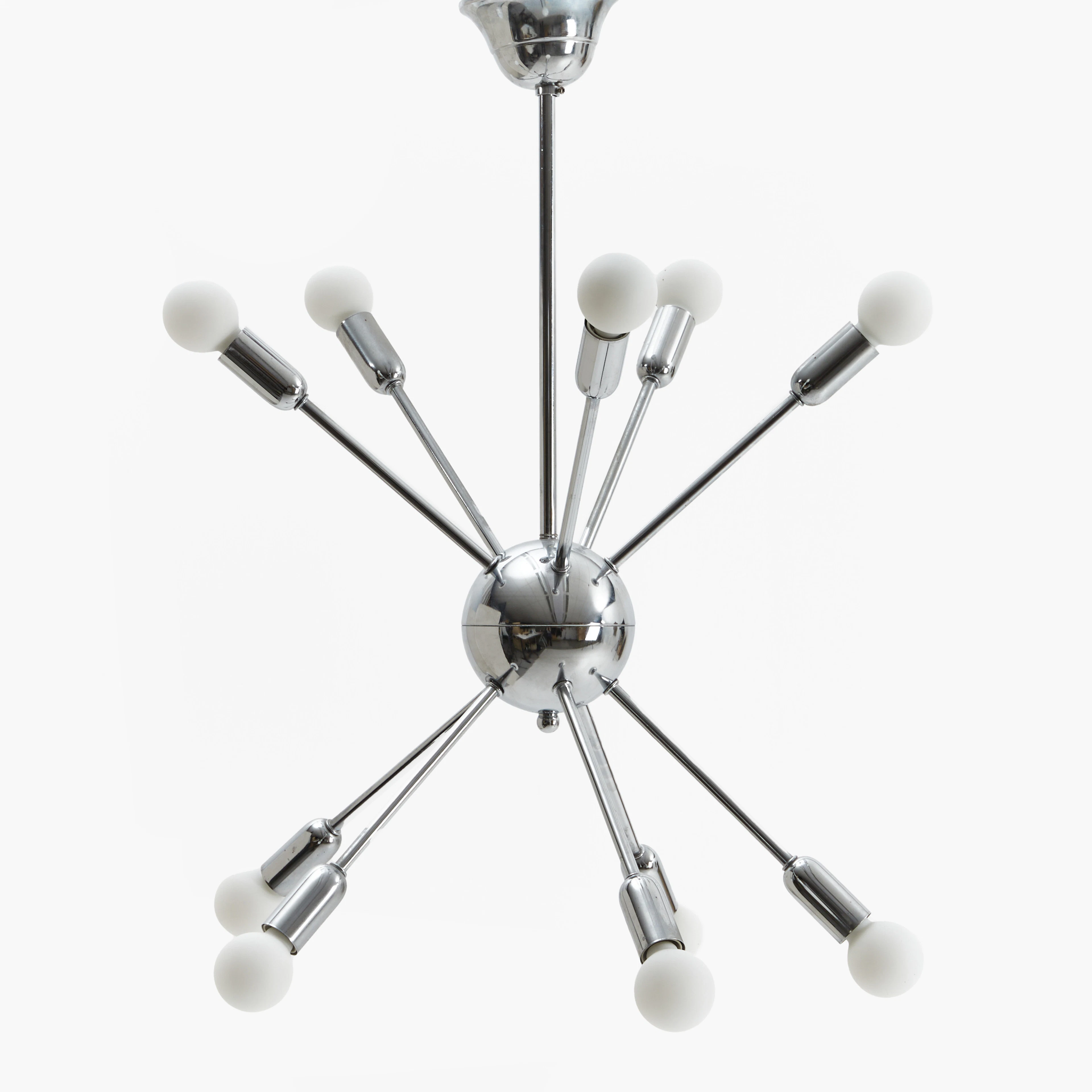 TAKLAMPA, 10 ljuspunkter. "Sputnik", Dulton design.