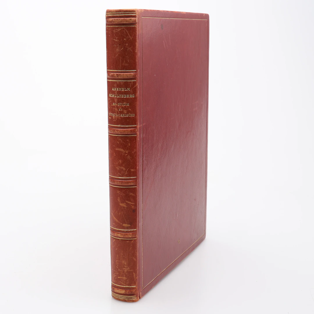 BIBLIOFILI. OTTO G. CARLSUNDS MONOGRAFI ÖVER ANSELM SCHULTZBERG I